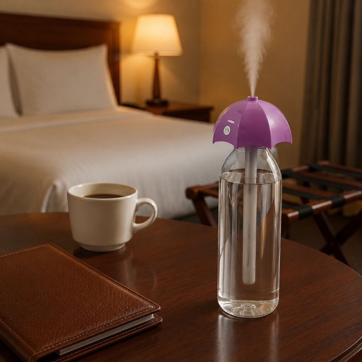 Compact portable humidifier for office