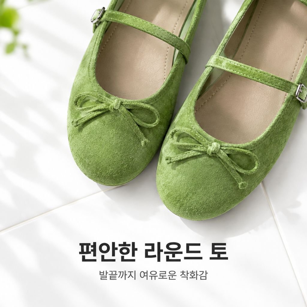 처음 만나는 증가 메리 제인 단화 프렌치 리본 장식 드레스 매치 2025 가을 겨울 신상