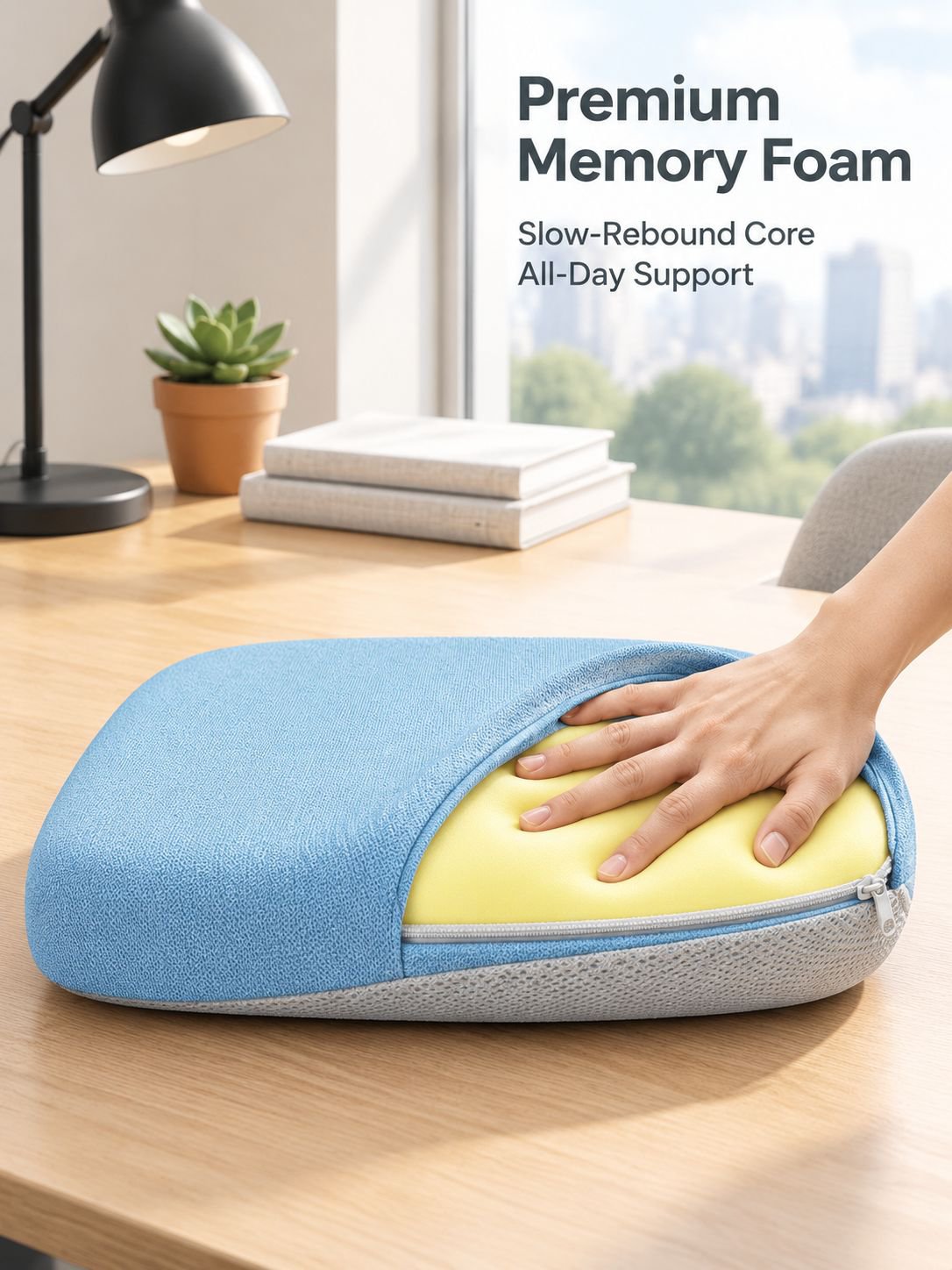 Ice silk elastic fabric seat cushion