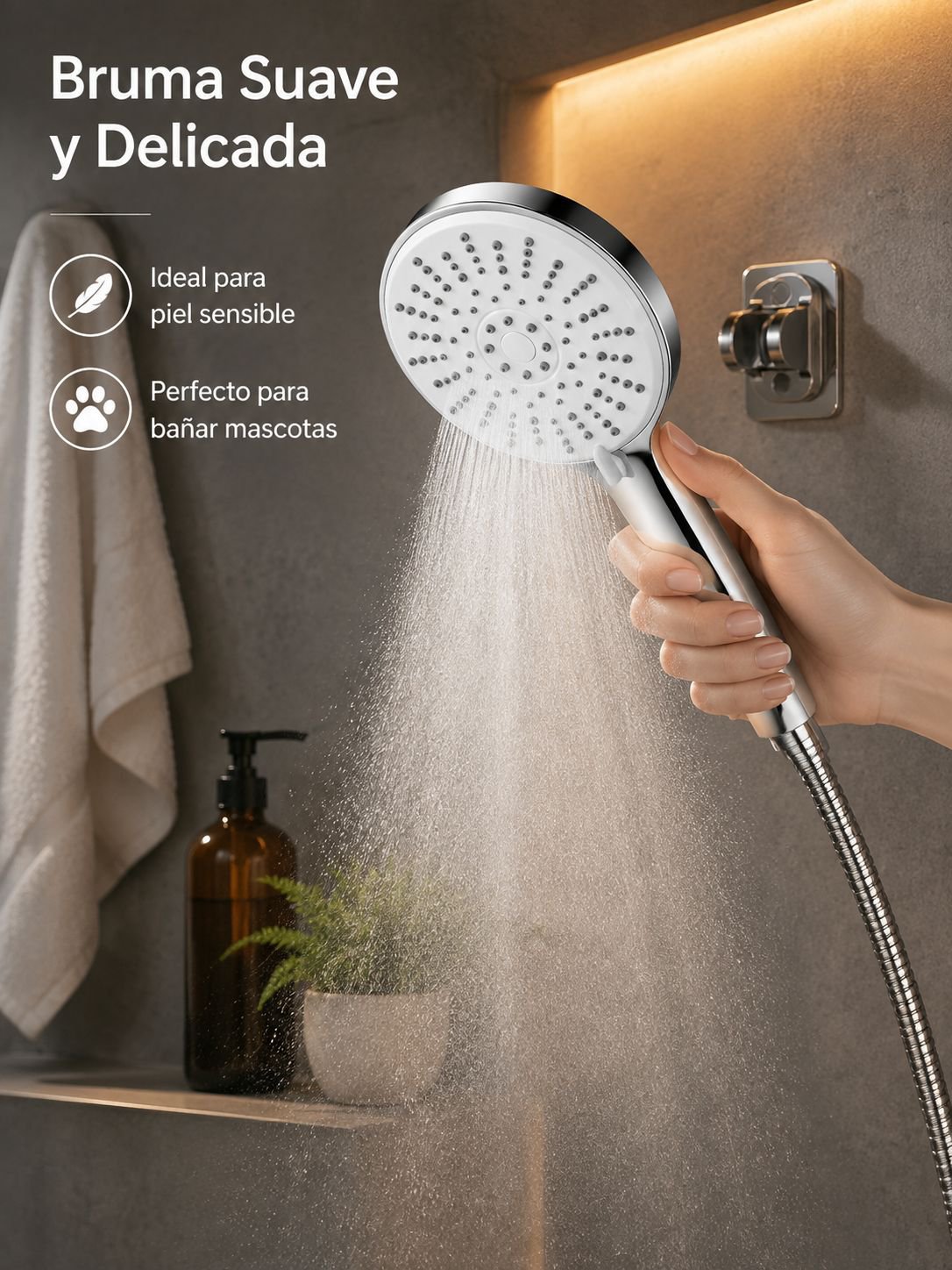 Fácil instalación de la Ducha de Mano para modernizar tu baño
