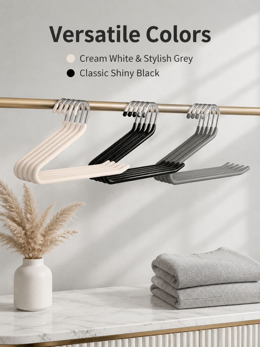 Stainless Steel Home Anti-slip Thickened Wardrobe