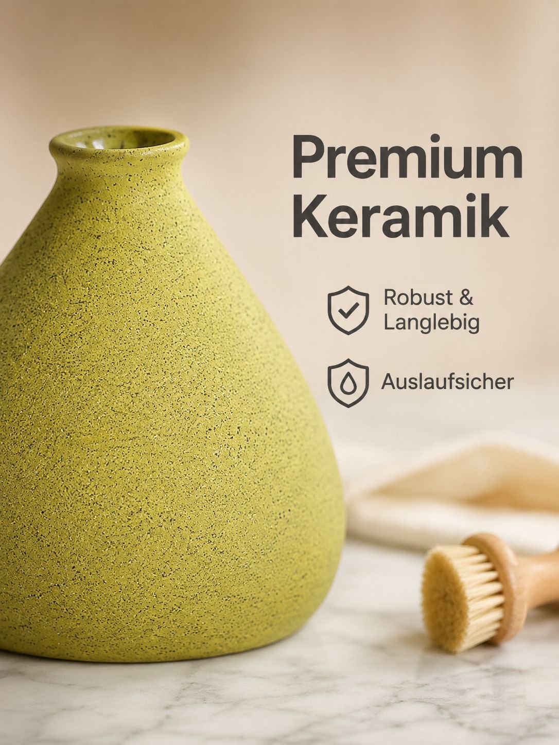 Vielseitige Keramikvase für Wasser