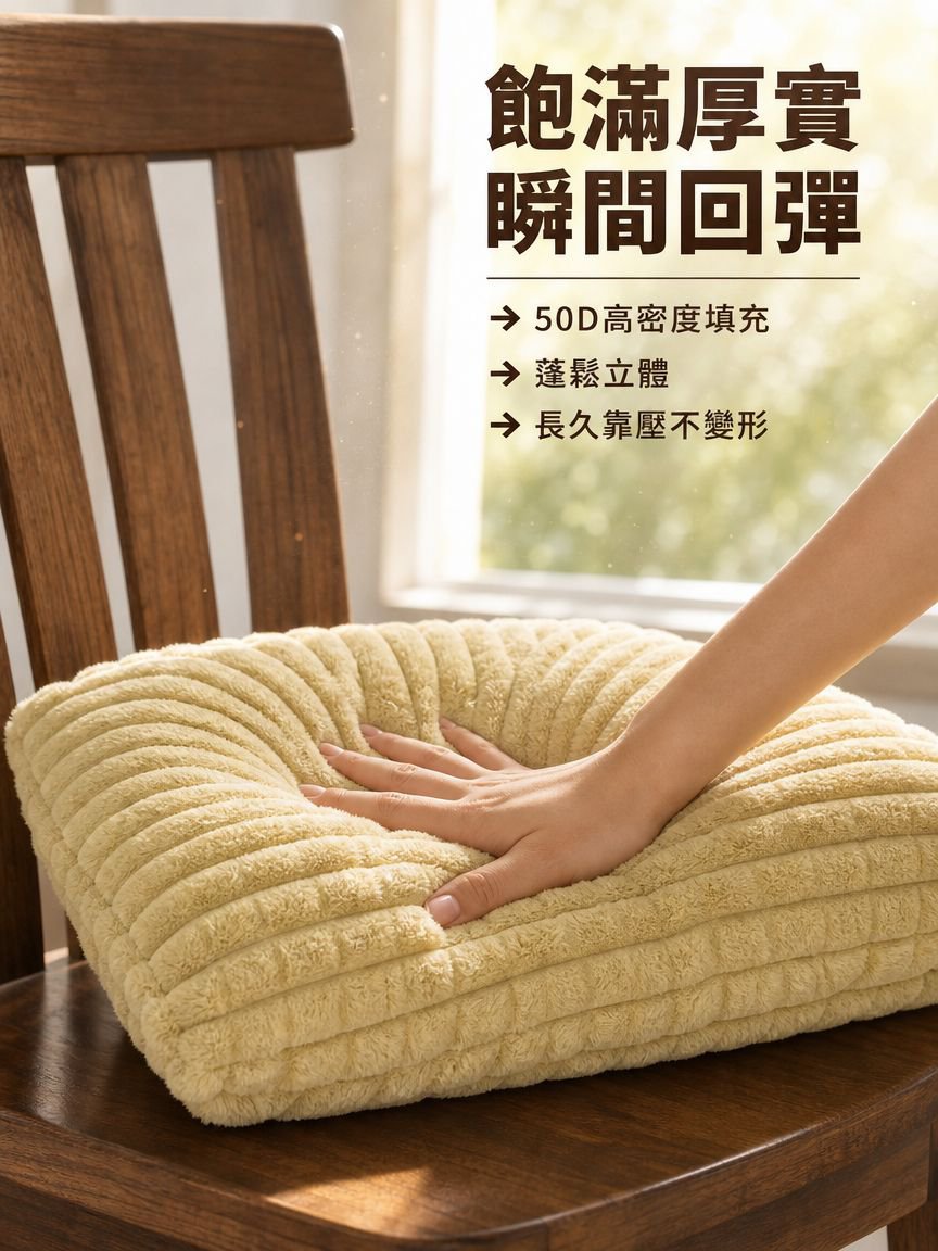 純色沙發靠墊