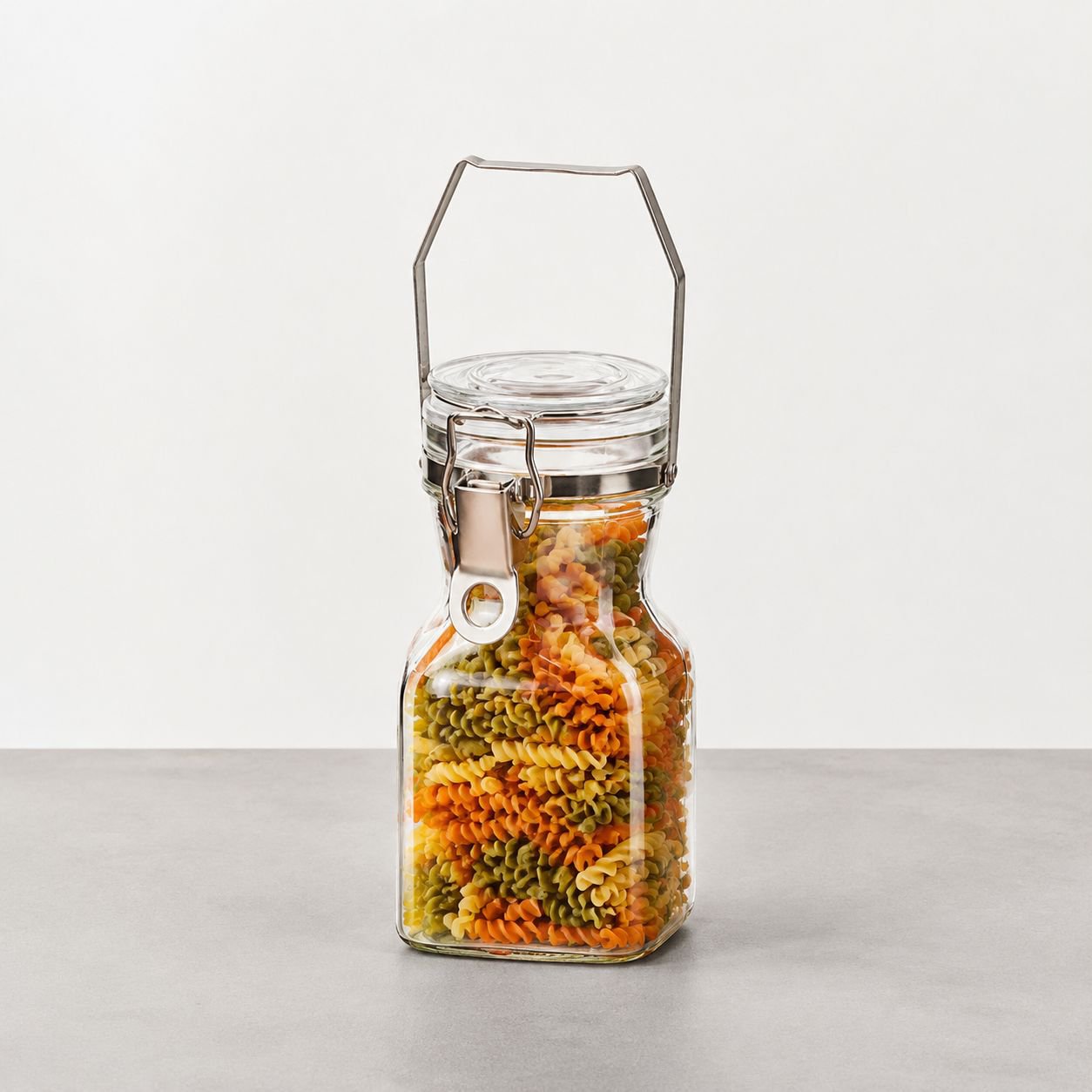 Transparent Sealed Container Showcasing Fresh Vegetables