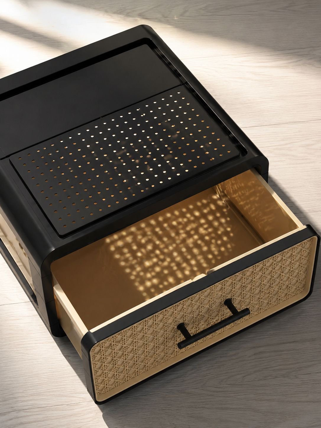 Caja de almacenamiento de tela para armario