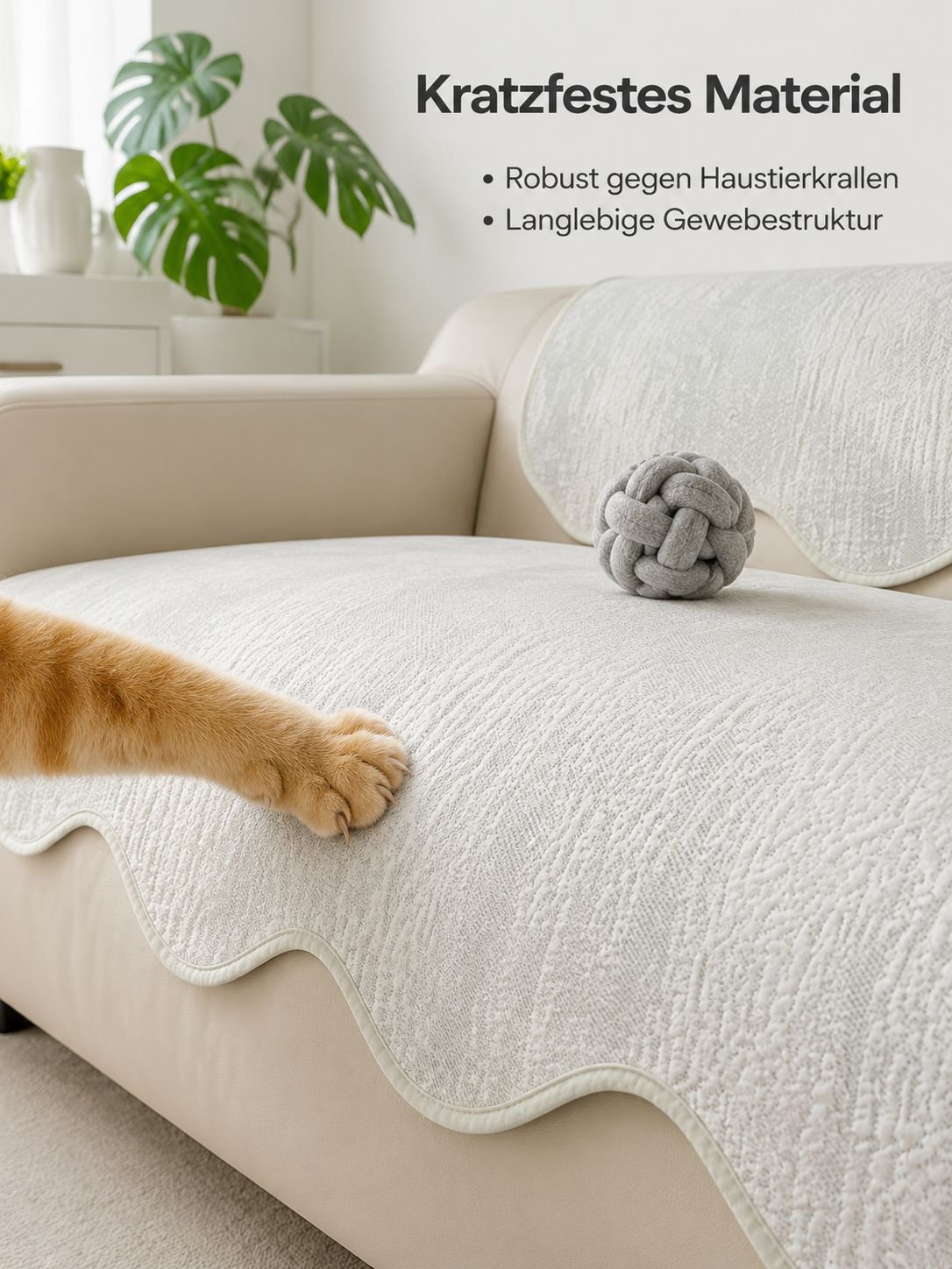 Schutz des Sofas durch hochwertigen Sofabezug