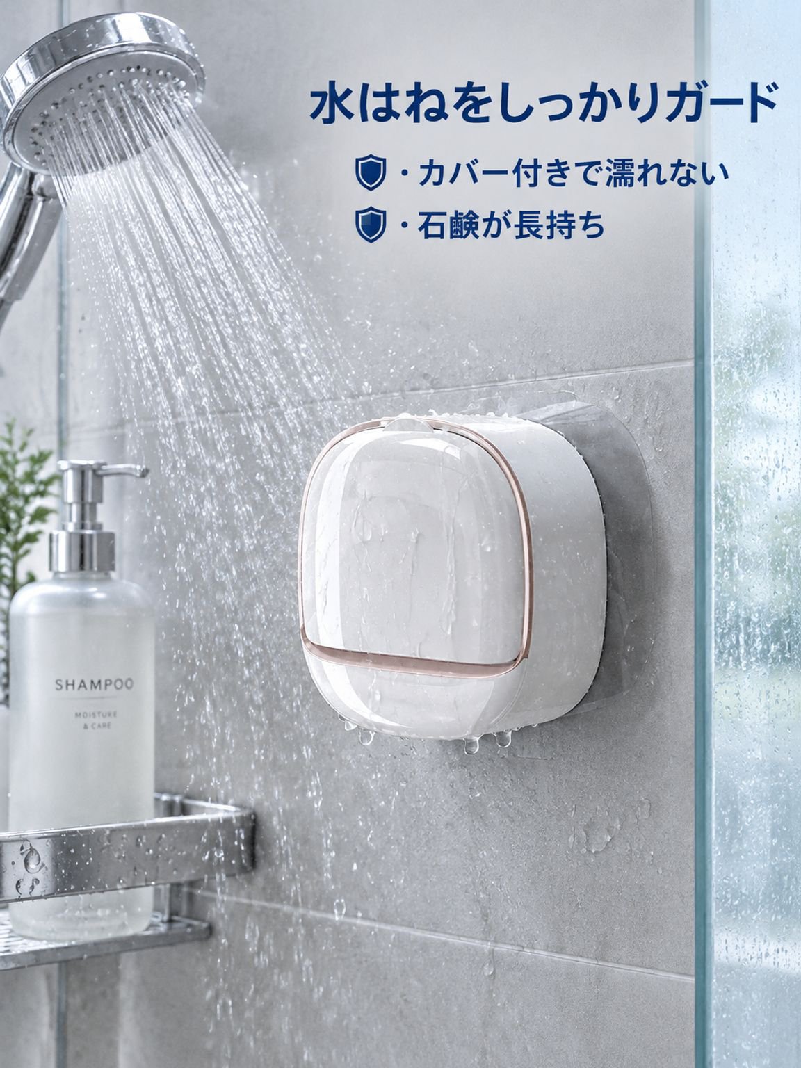 壁掛け式かわいい石鹸ホルダー