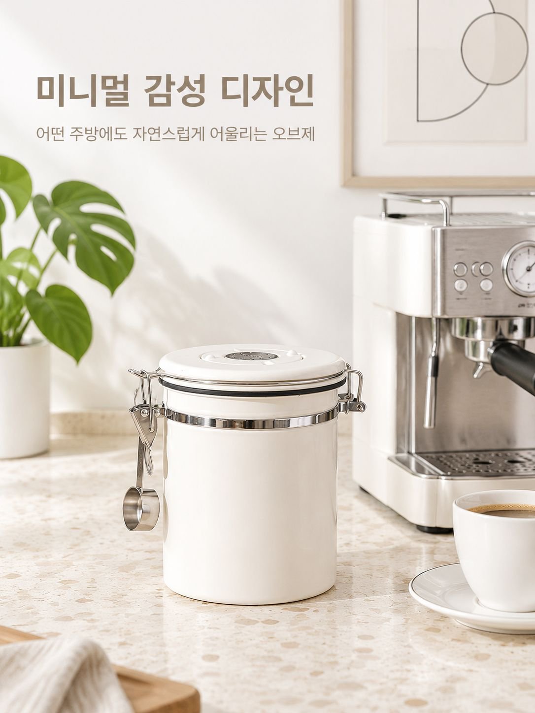 주방 인테리어에 어울리는 모던한 보관용기