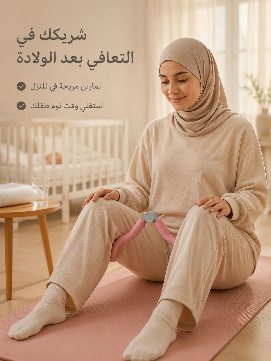 &nbsp;أداة تمرين أمريكية لتدريب عضلات قاع اtلحوض وضبط وشد الفخذي
