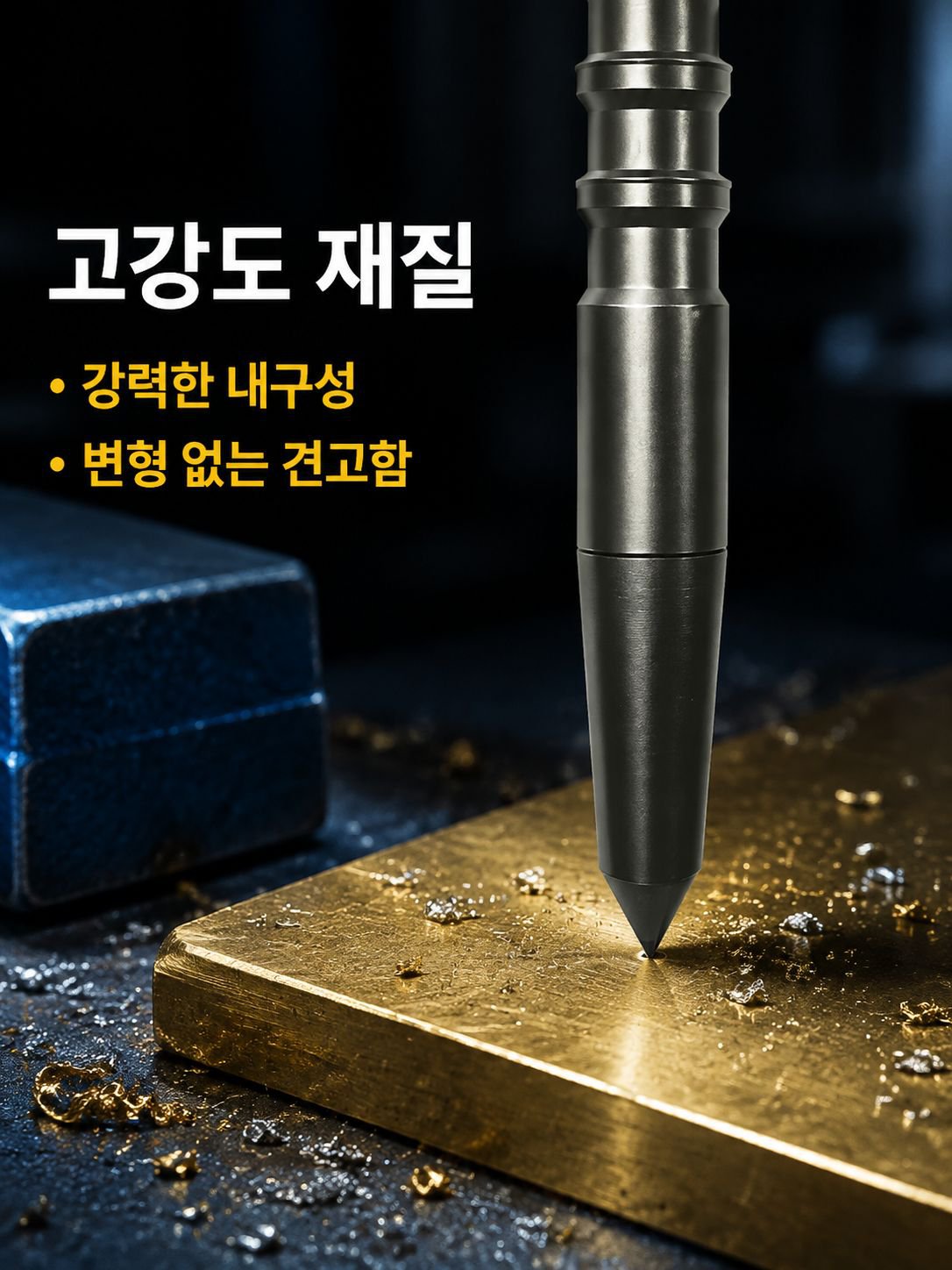 센터펀치 수동 고강도 펀치 펀치 위치추적기 고경도 공구샘플펀치