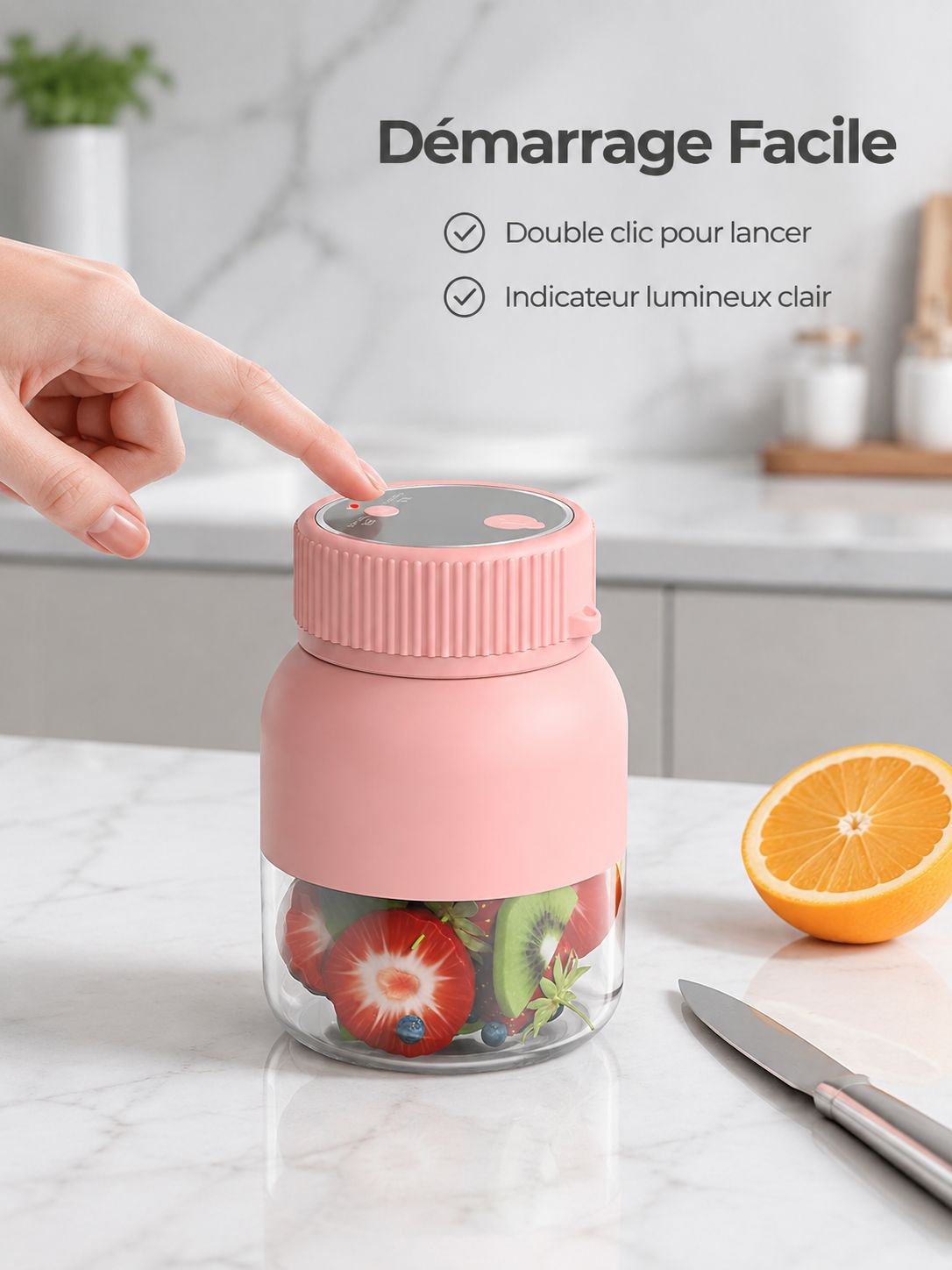 Nouveau presse-agrumes tonneau pour des boissons saines