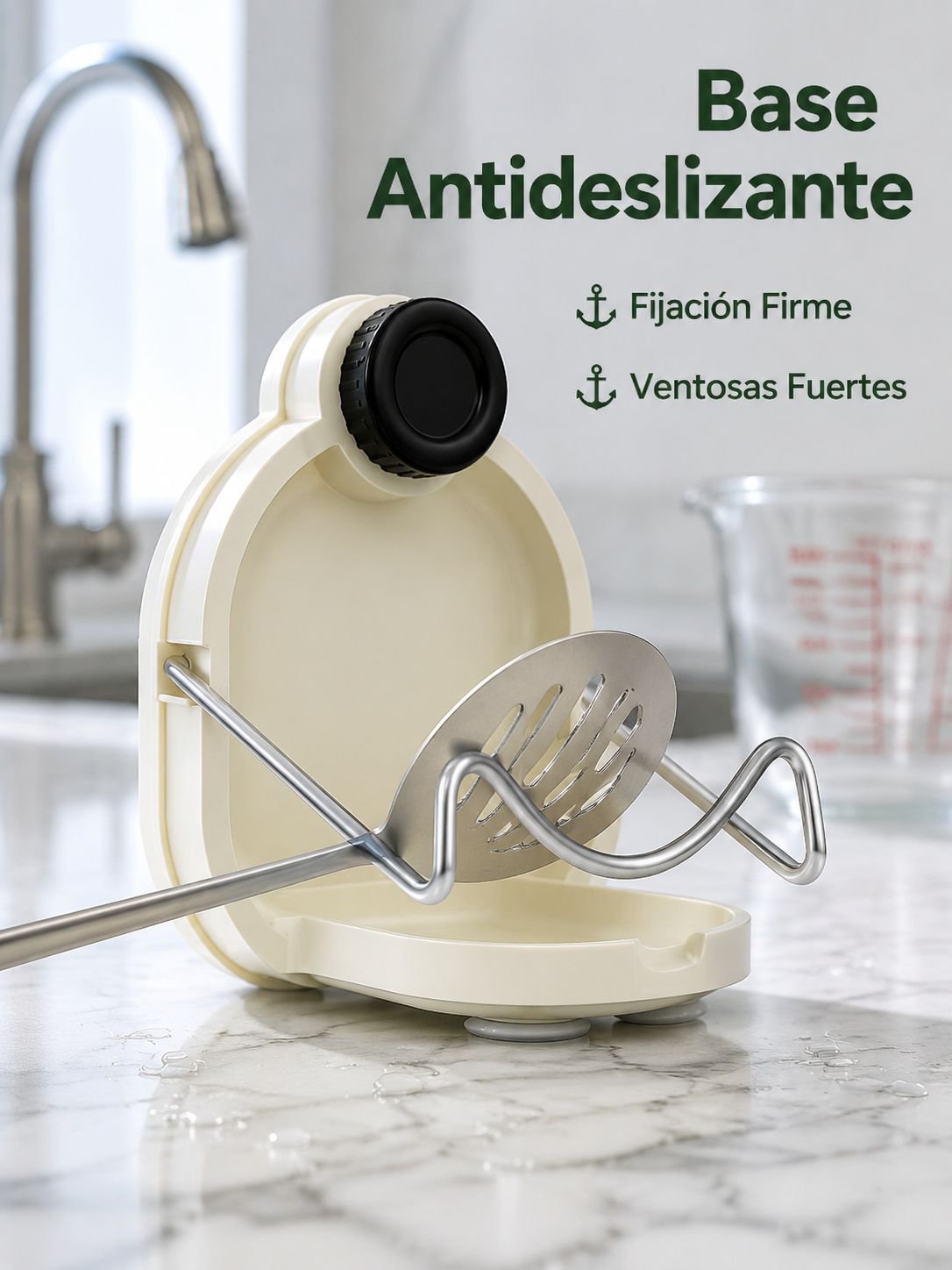 Soporte multifuncional para tapas de ollas en cocina