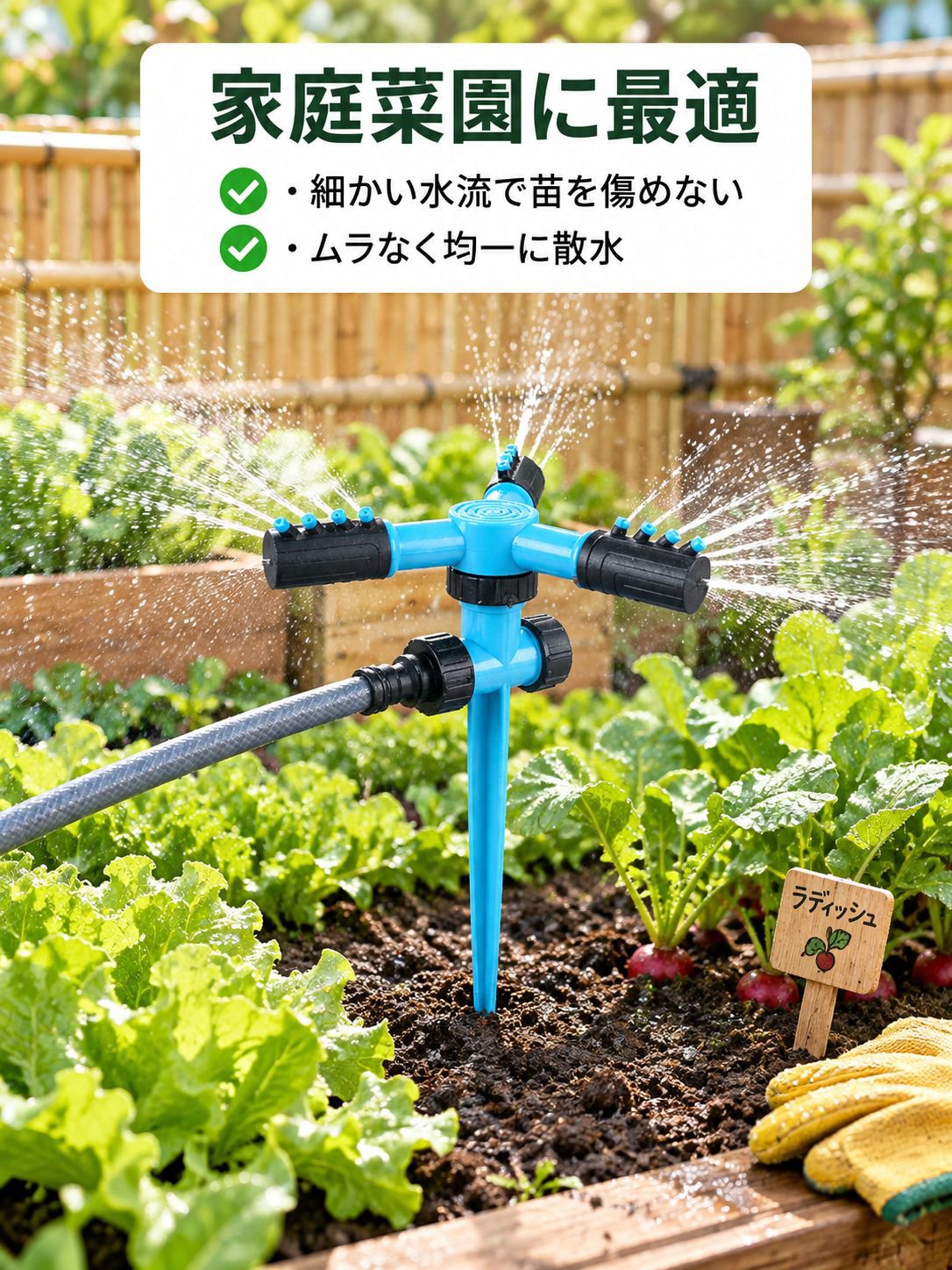 自動回転灌漑装置