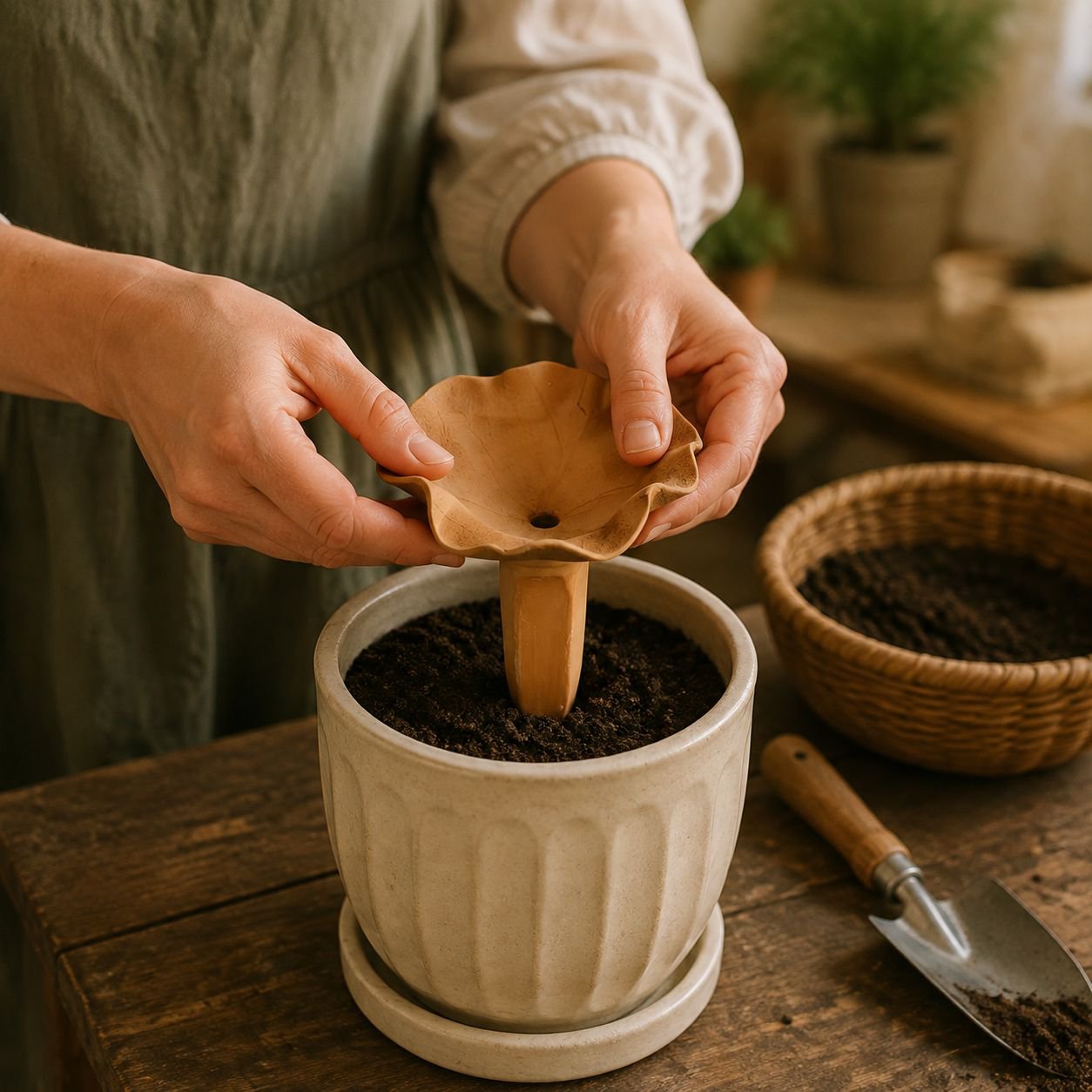 Easy-to-use automatic plant watering tools for gardens