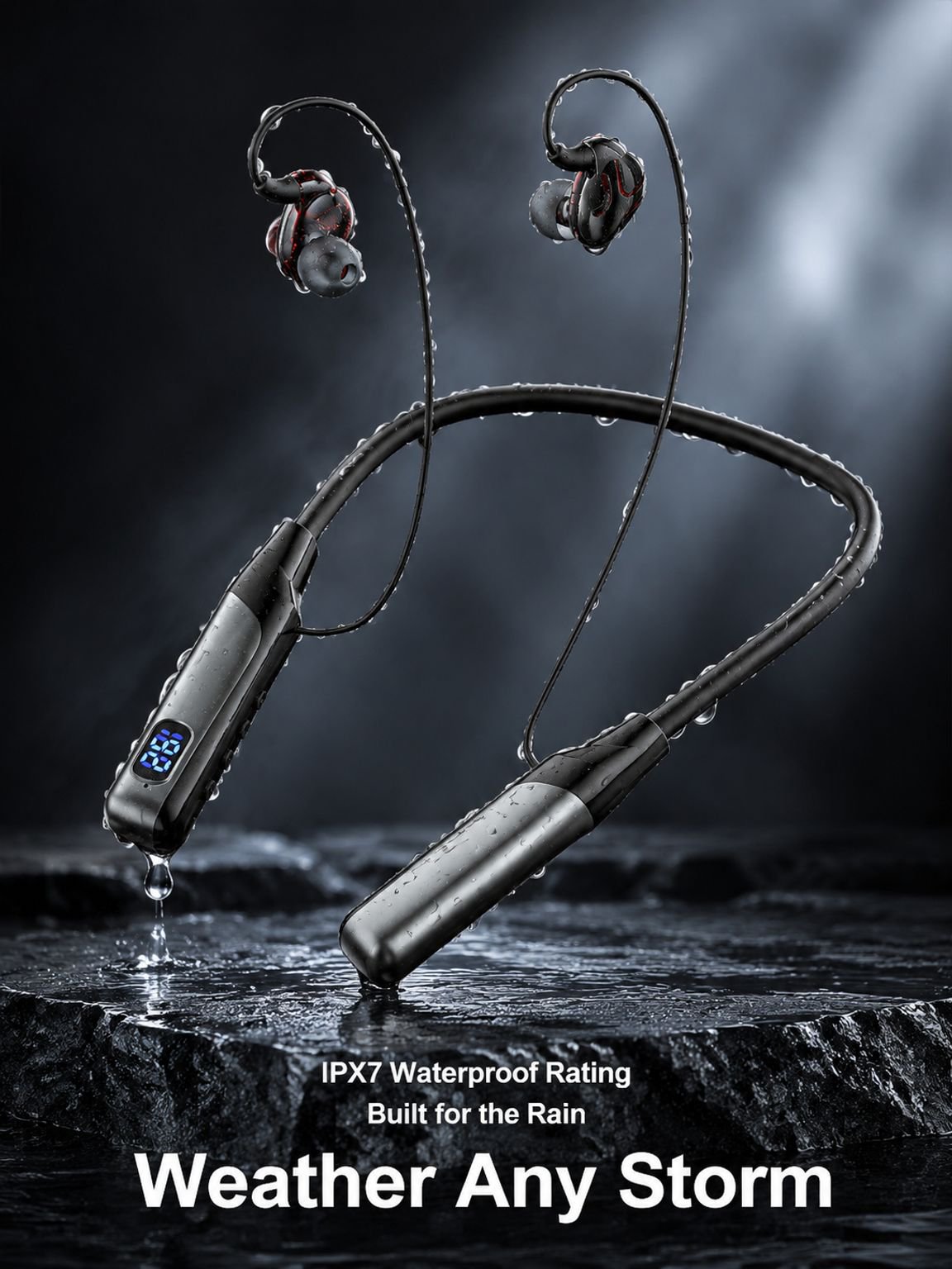 Neckband Wireless Bluetooth Sports Earphones Extended Battery