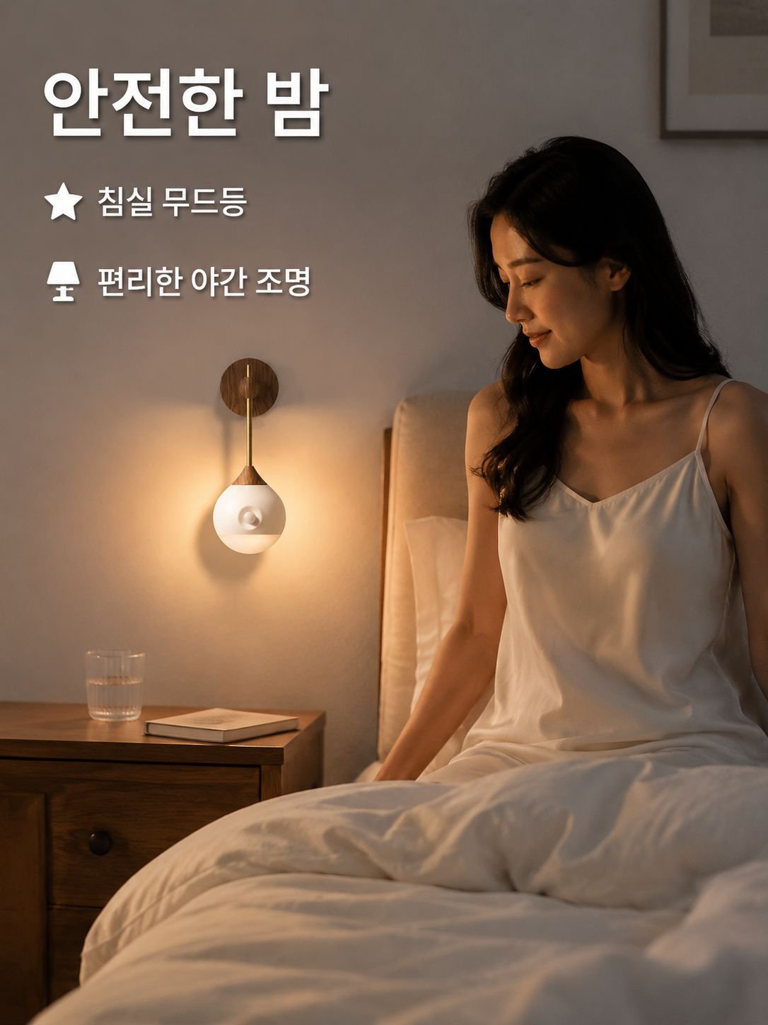 무선 구형 센서 야간등