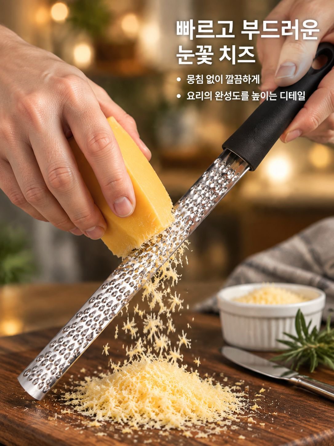 스테인리스 다기능 치즈 그레이터