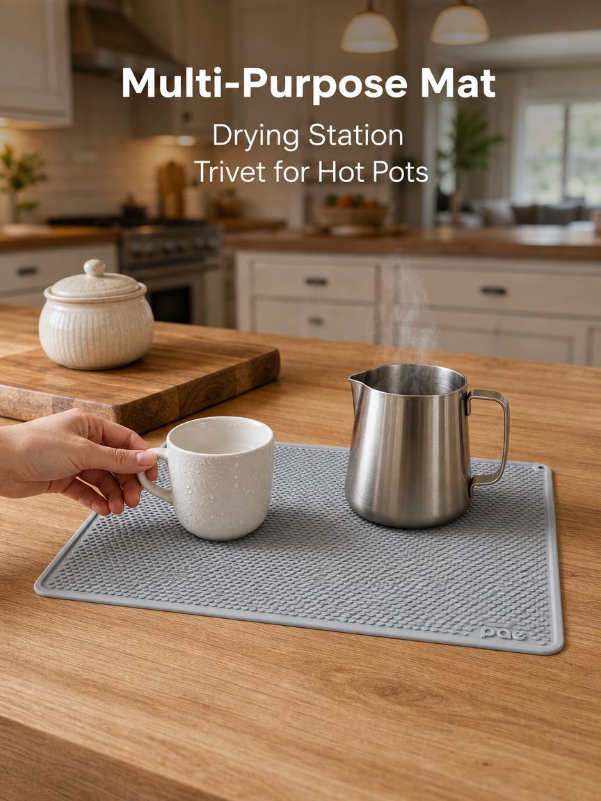 Household Non-slip Draining Heat-resistant Leak-proof Storage Mat