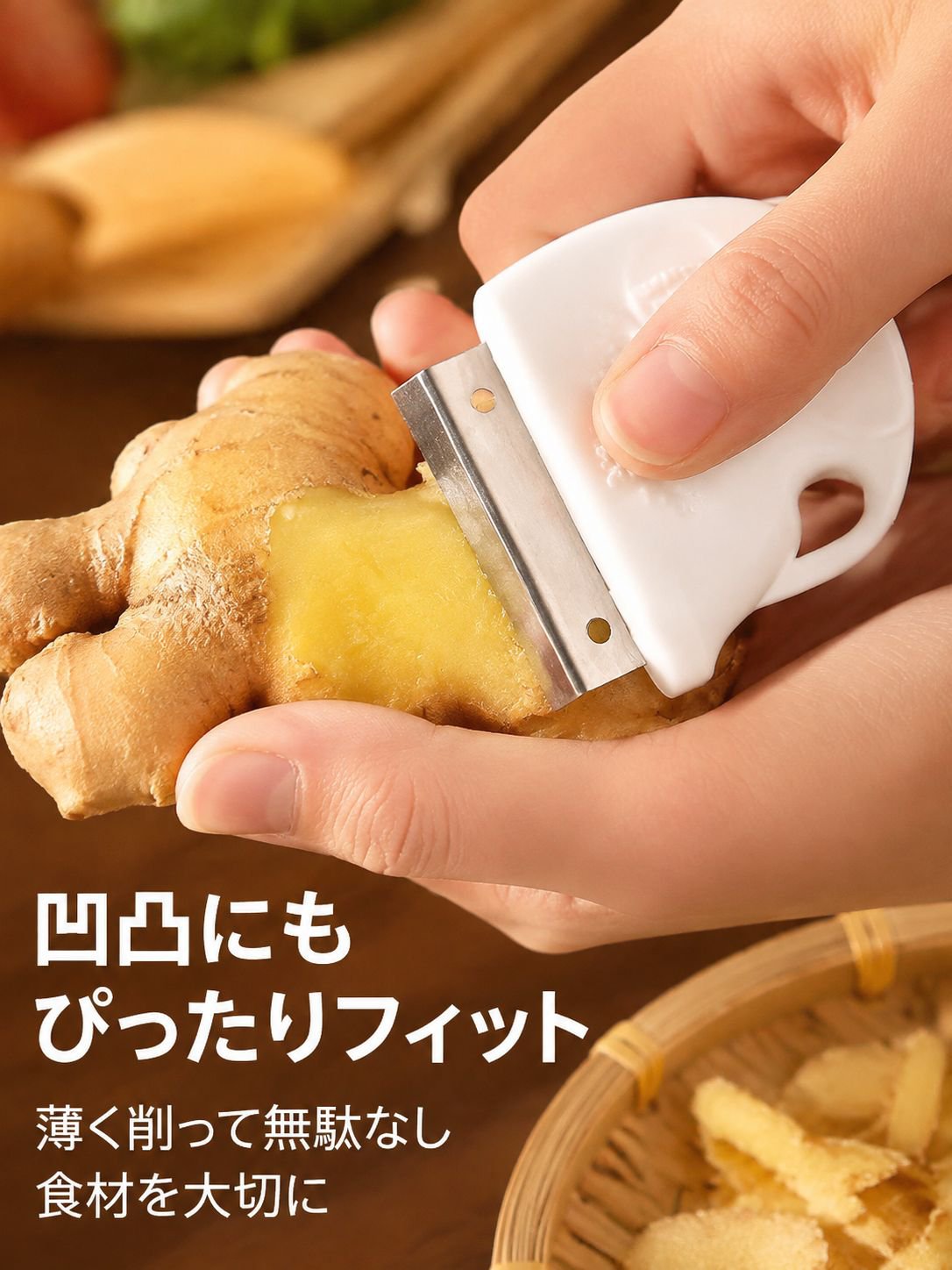 多機能ステンレスおろし器キッチン用品