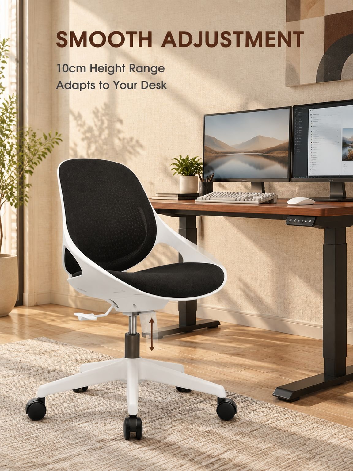 Home height-adjustable office chair