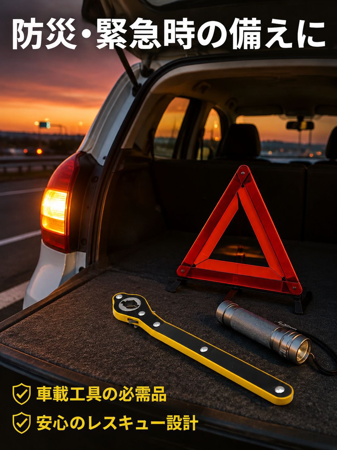 車用ジャッキハンドル省力アクセサリーの全体写真
