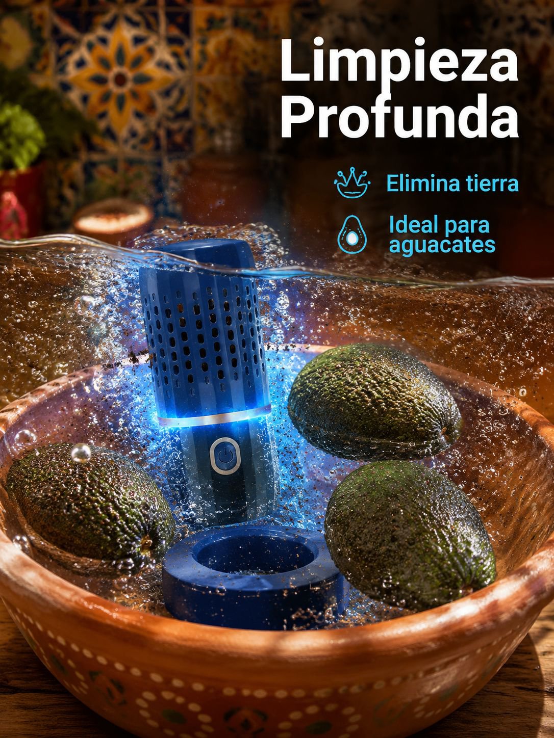 Purificador inalámbrico de frutas y verduras en cápsula