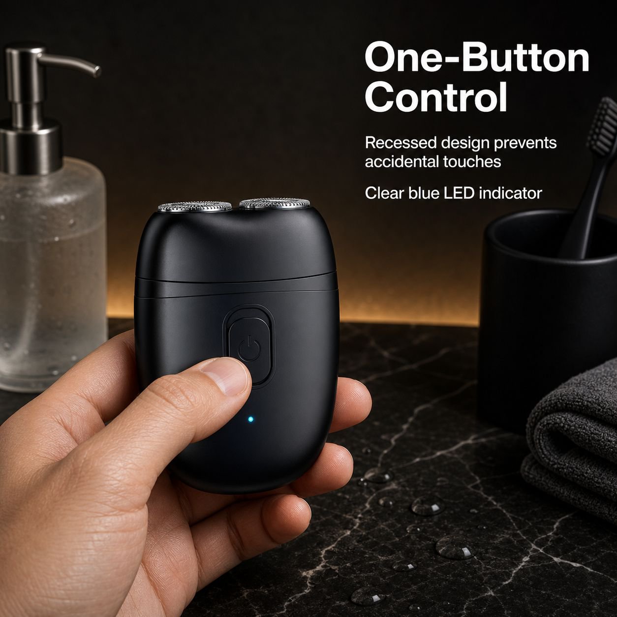 Travel Portable Type-C Dual-Head Electric Shaver