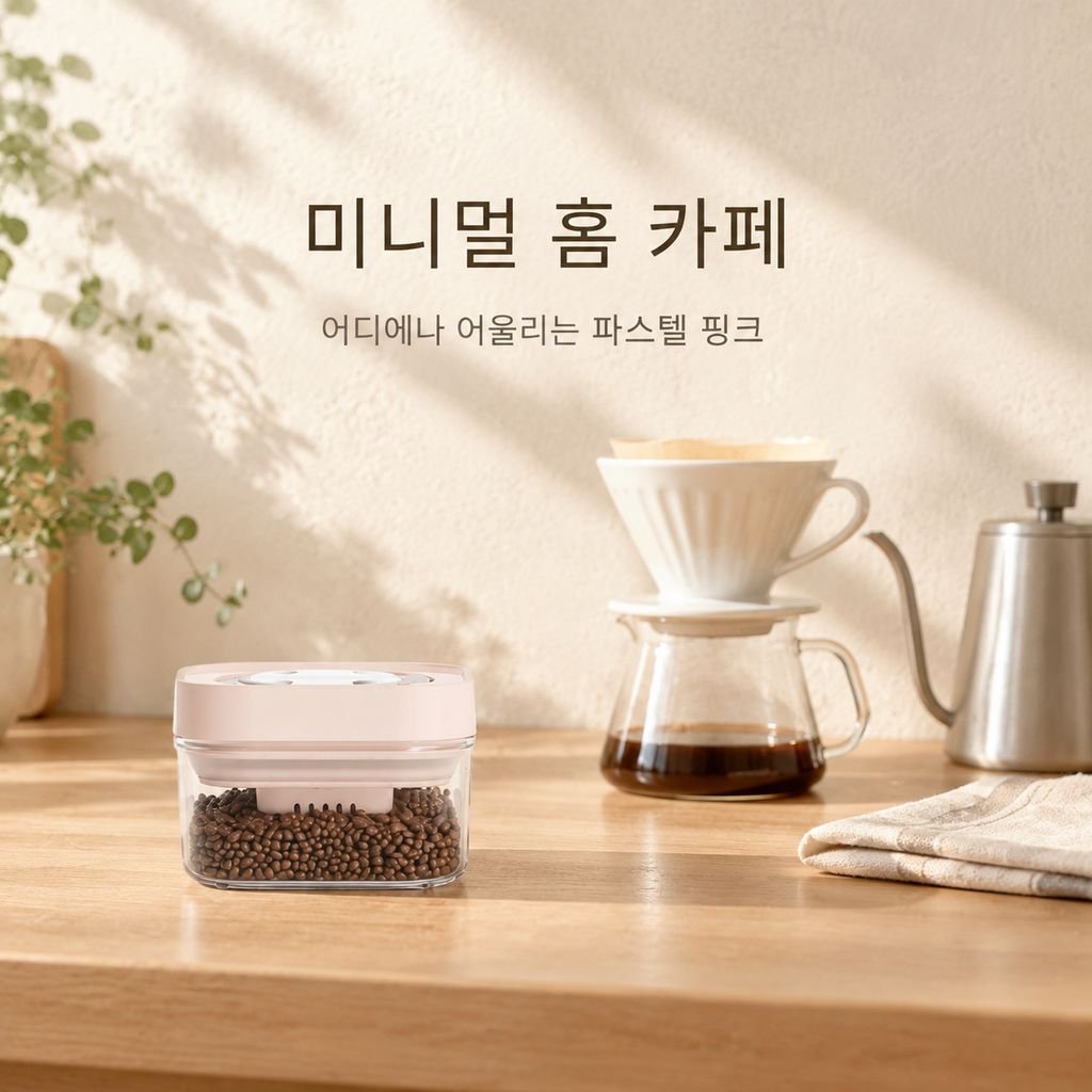 밀폐형 커피 원두 저장통