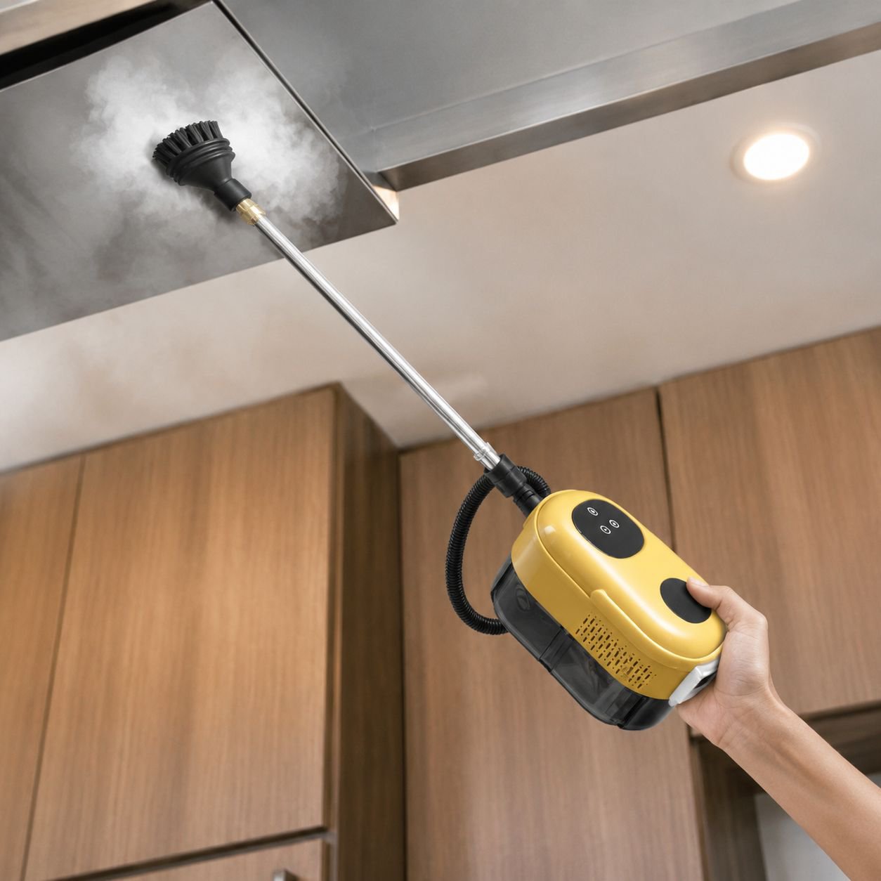 Equipo de limpieza a vapor para cocinas comerciales