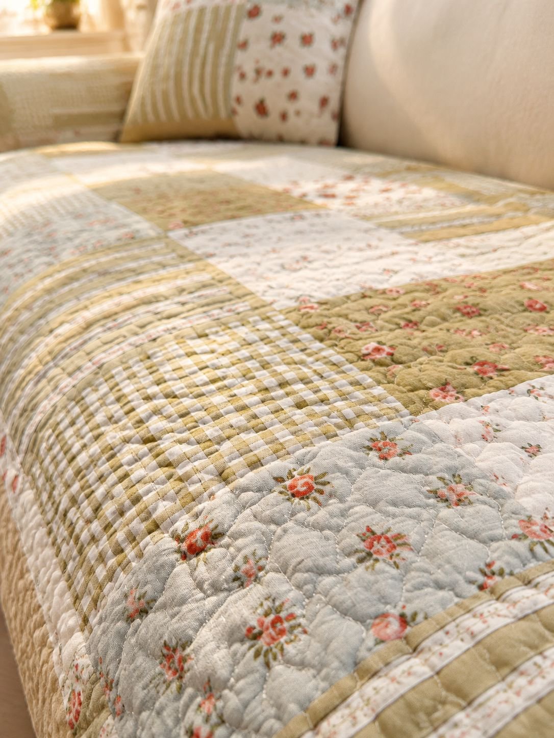 Sofaauflage im Landhausstil für ganzjährliche Nutzung