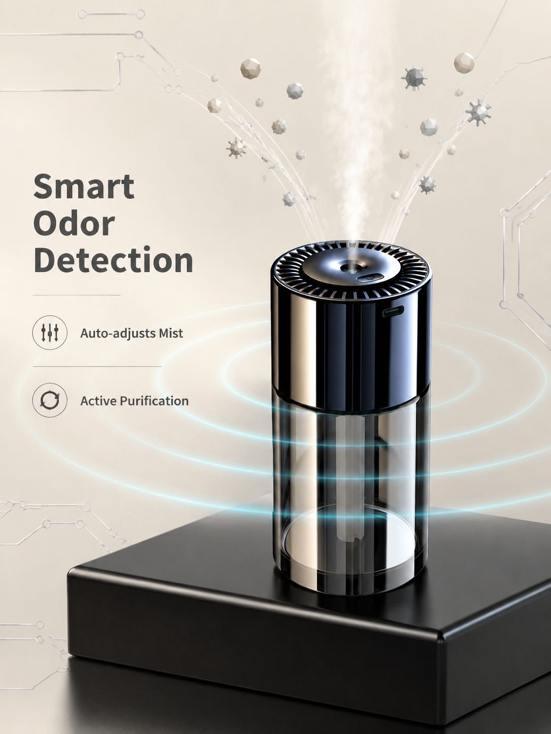 Powerful car scent eliminator spray