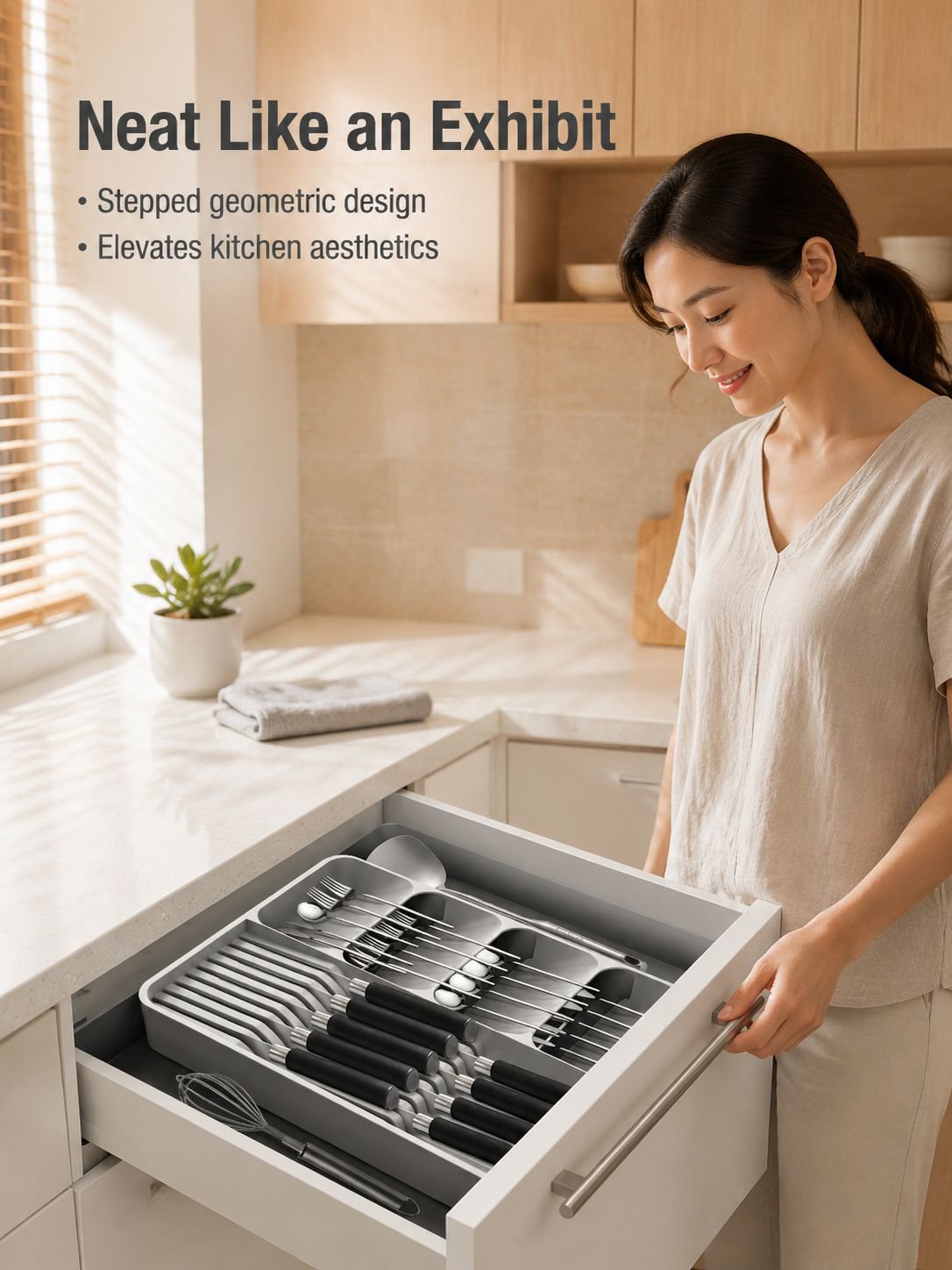 Organizer for Kitchen Drawer Cutlery