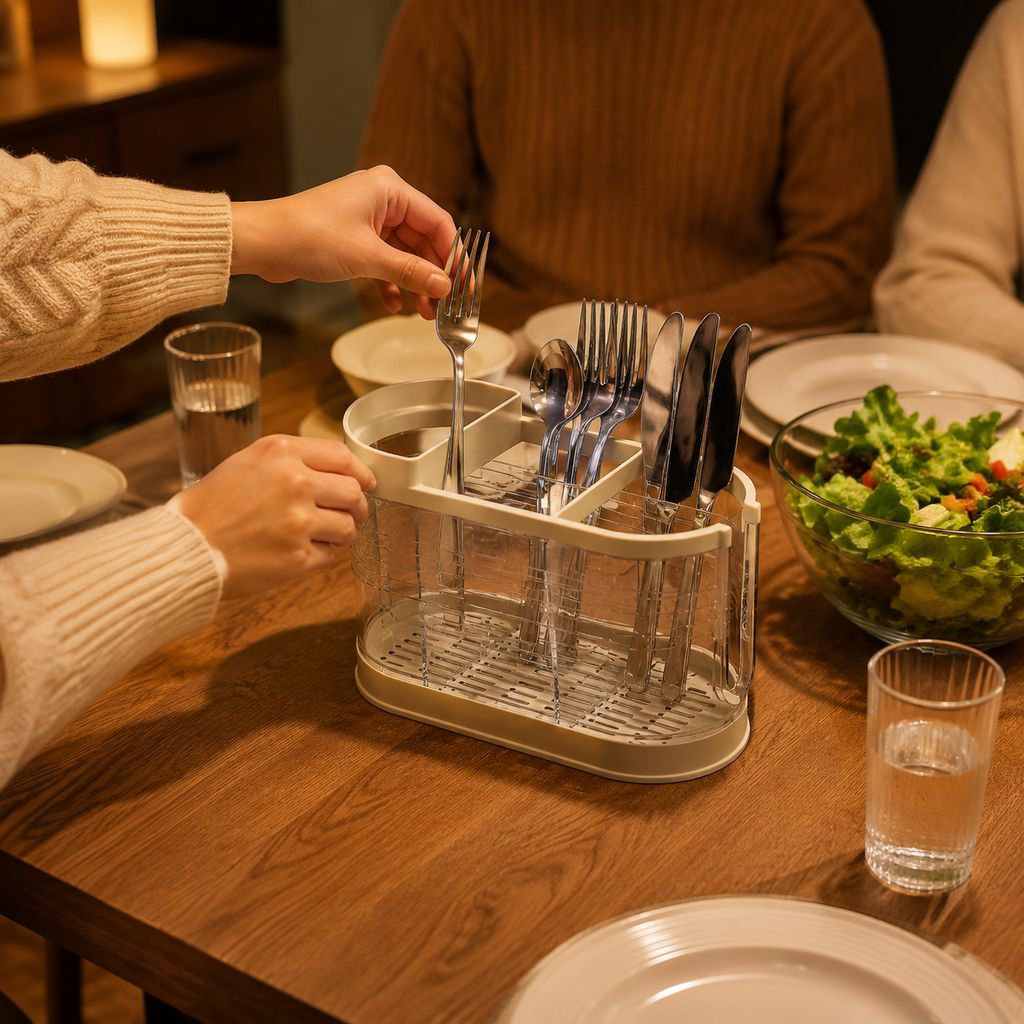 Organizador de palillos compatible con diferentes utensilios