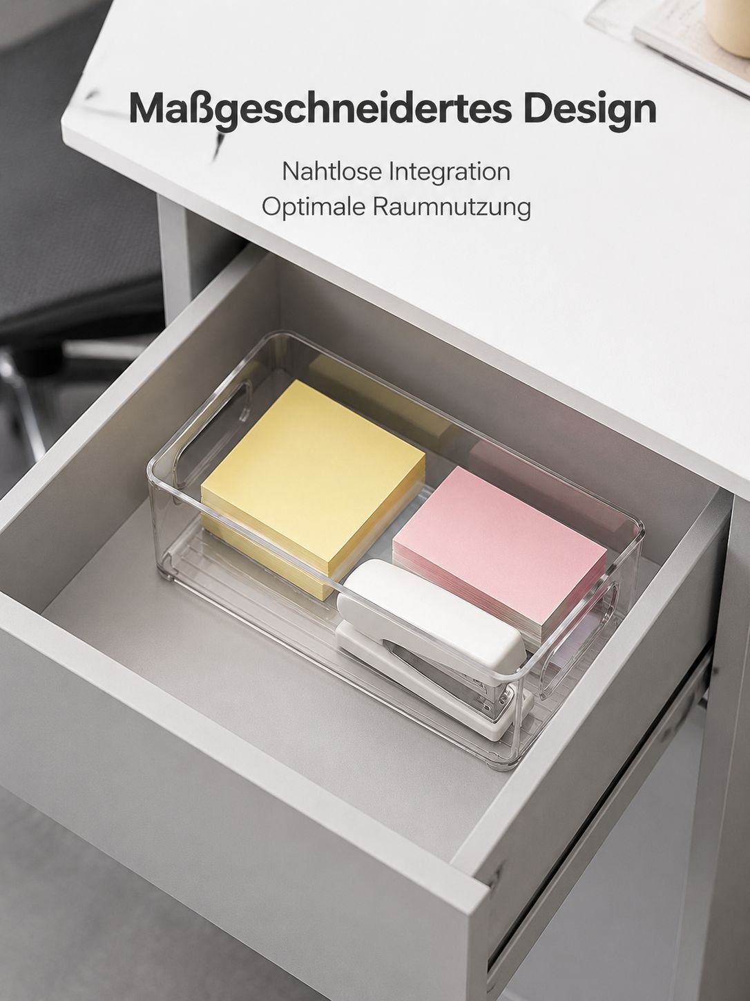 Praktischer Acryl Schreibtisch-Organizer mit Fächern