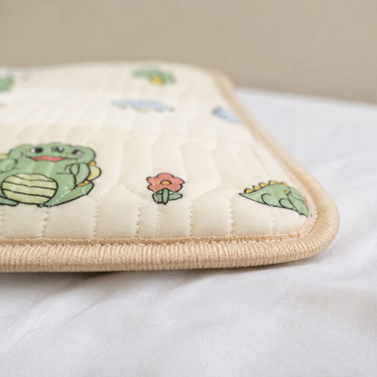 Ultra-soft baby pillow with removable pillowcase