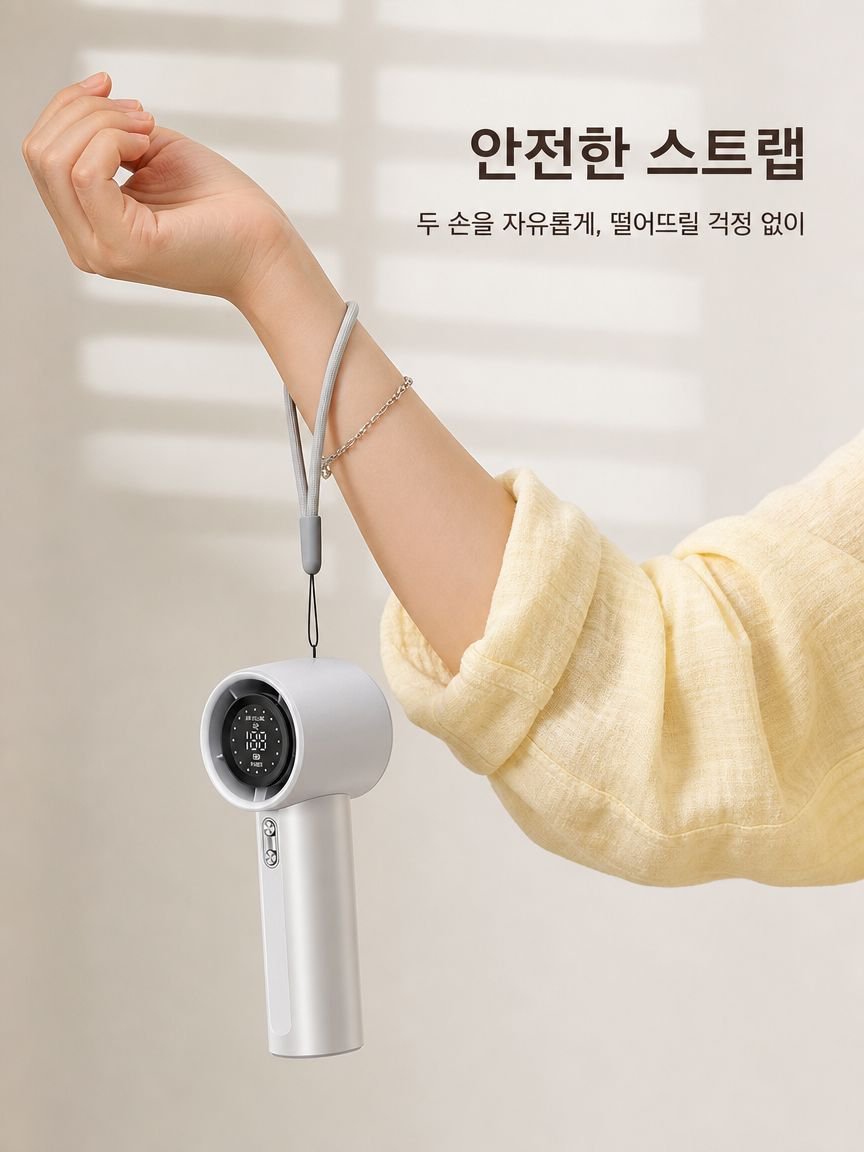 컴팩트한 디자인의 미니 선풍기