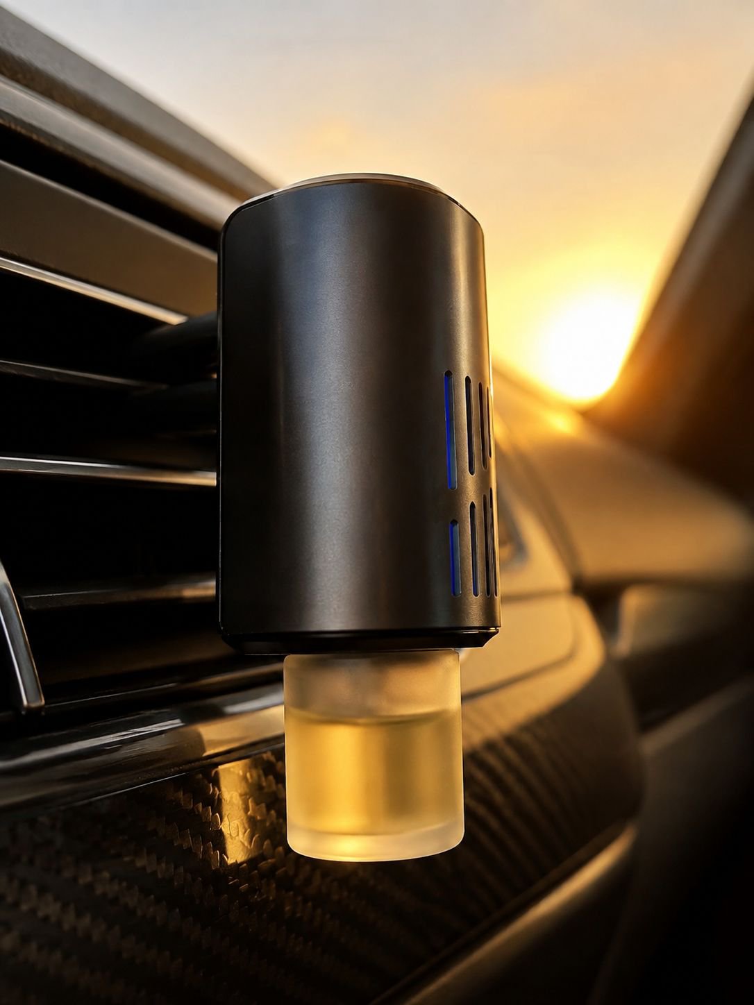 Máquina de aromaterapia para automóvil con salida de aire inteligente, difusor automático de aleació