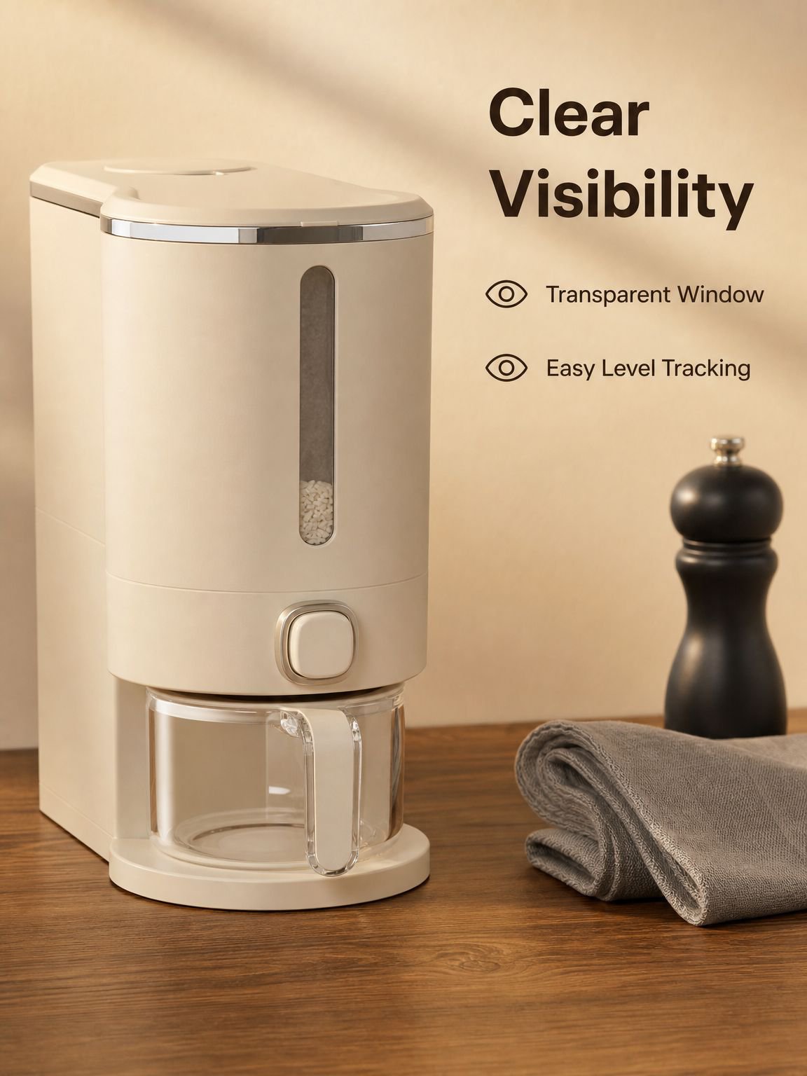 Press-down moisture-proof rice box