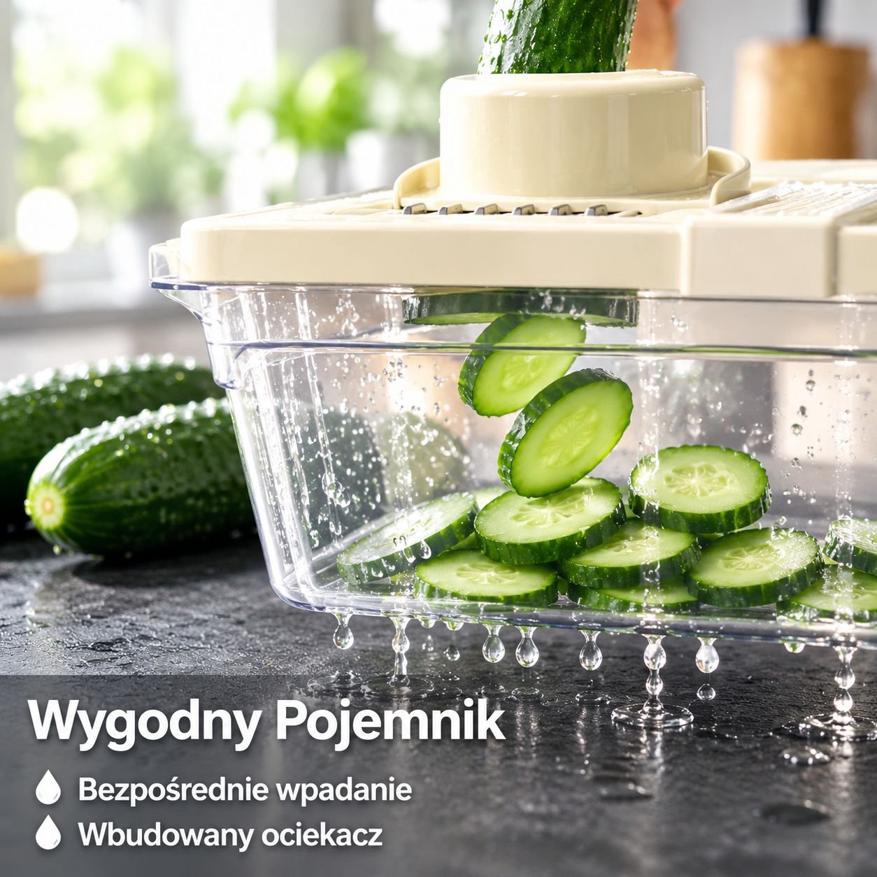 Domowa tarką kuchenna z osłoną dłoni
