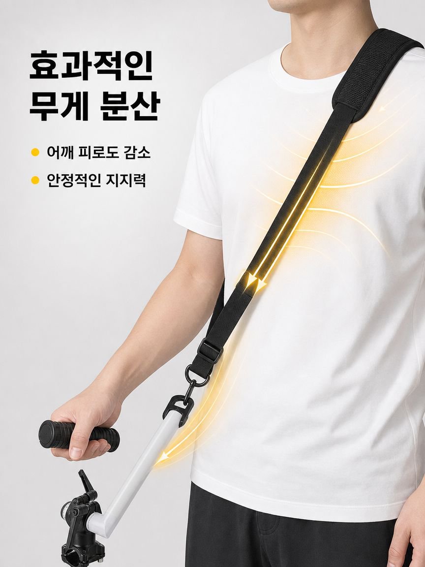 예초기 보조 손잡이와 어깨끈 세트