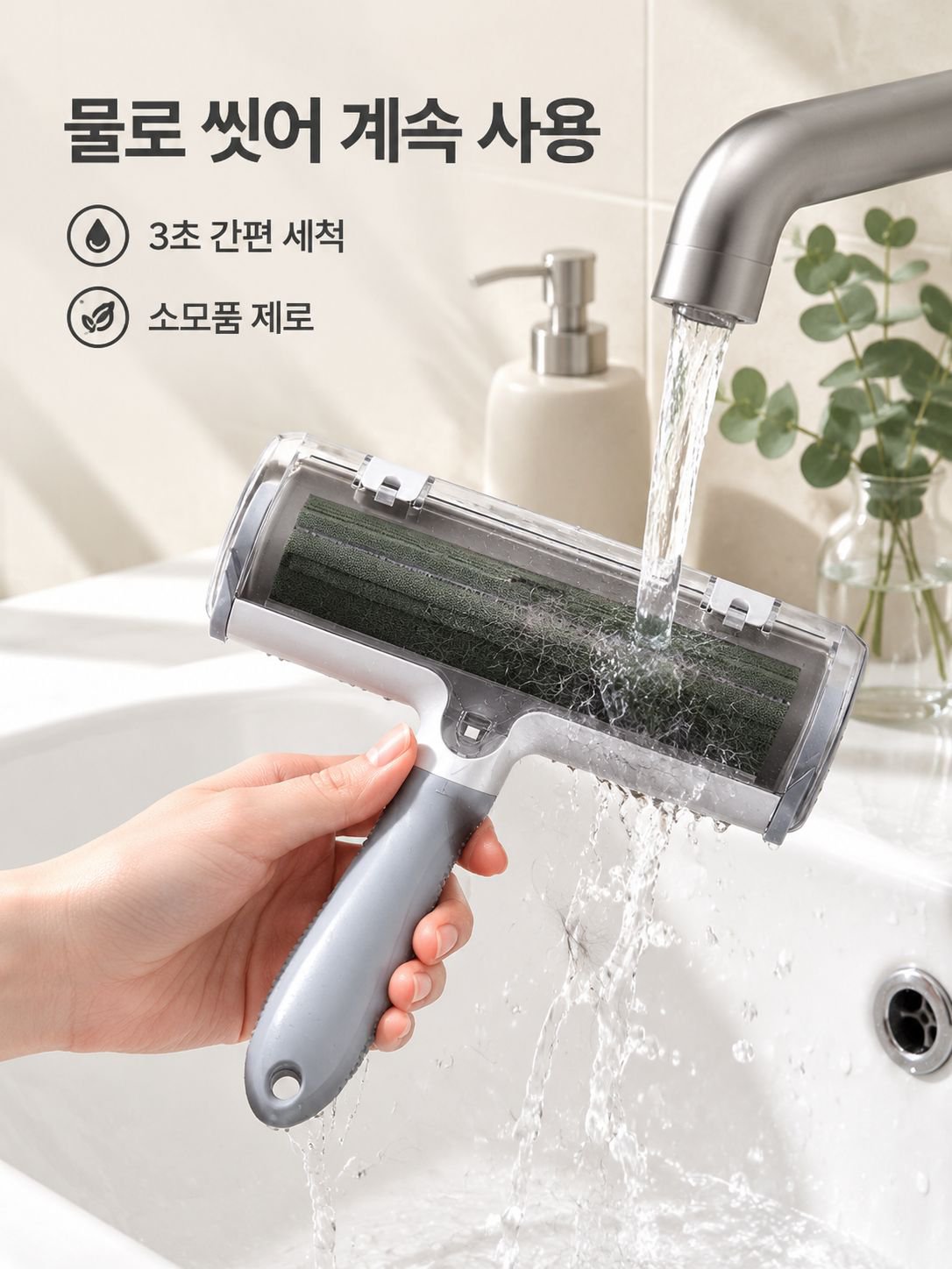 반려동물 털 제거기 침대/카펫용 고양이 강아지 털 청소기