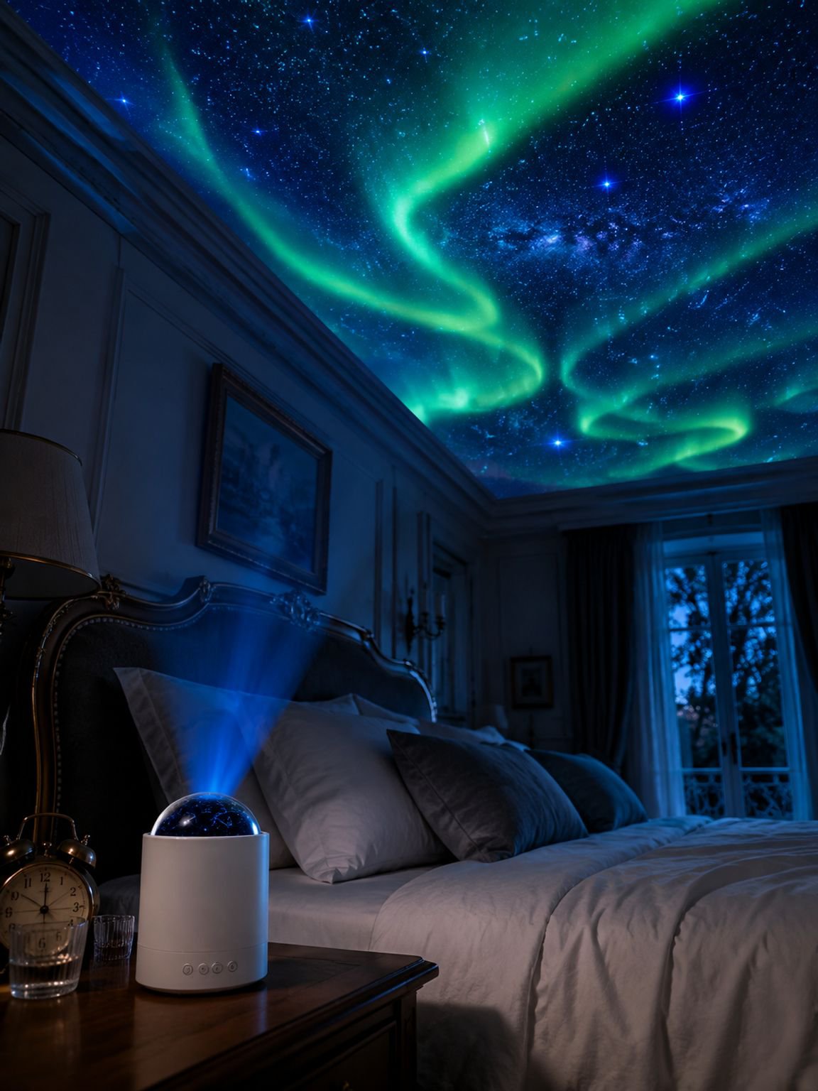 Lampe d'ambiance étoilée USB, installation facile, veilleuse cadeau idéale