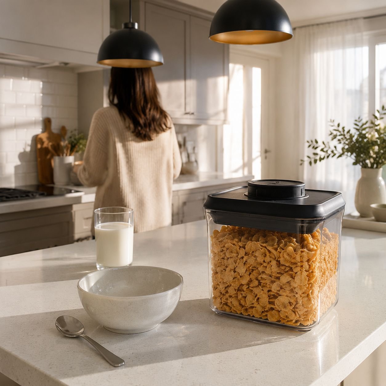 Multi-purpose Kitchen Airtight Grain Jar