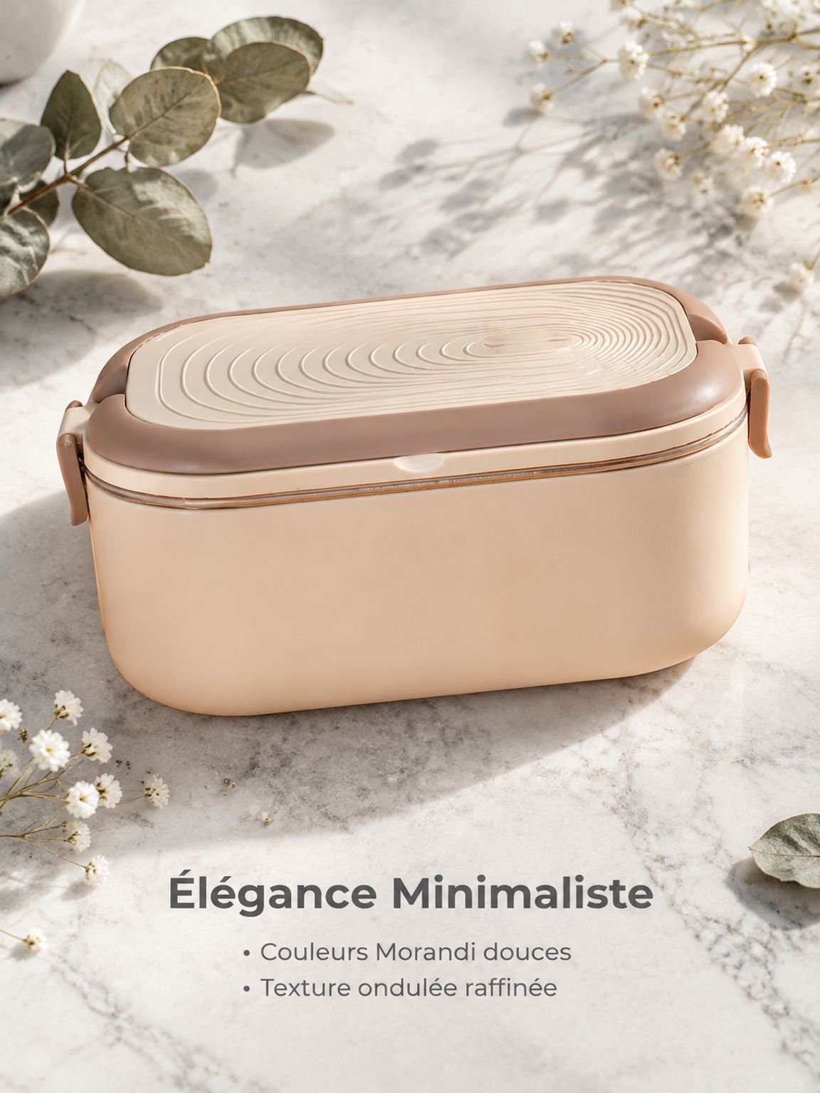 Boîte repas électrique compacte pour le travail