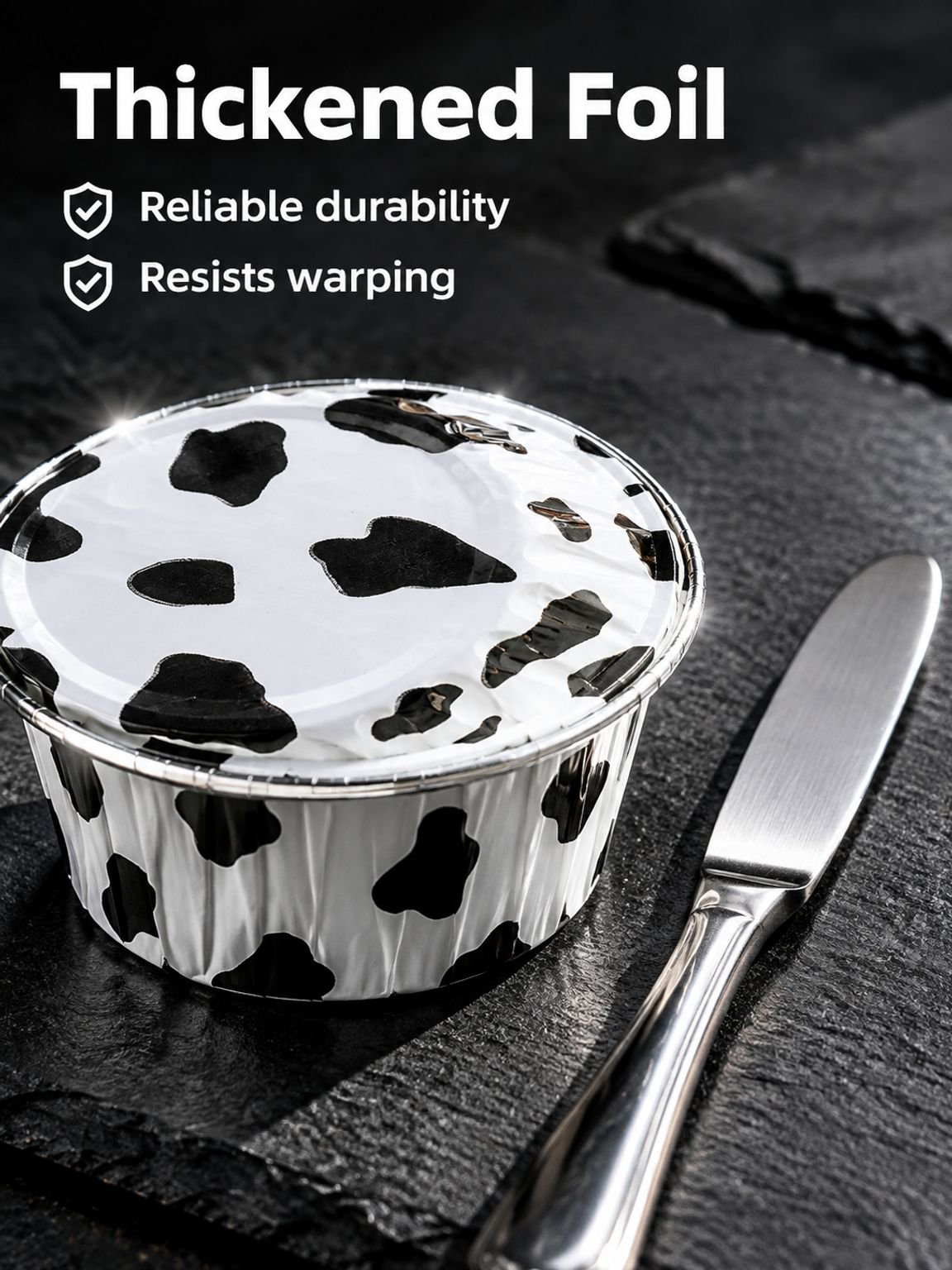 Baking mold set for shaping homemade desserts