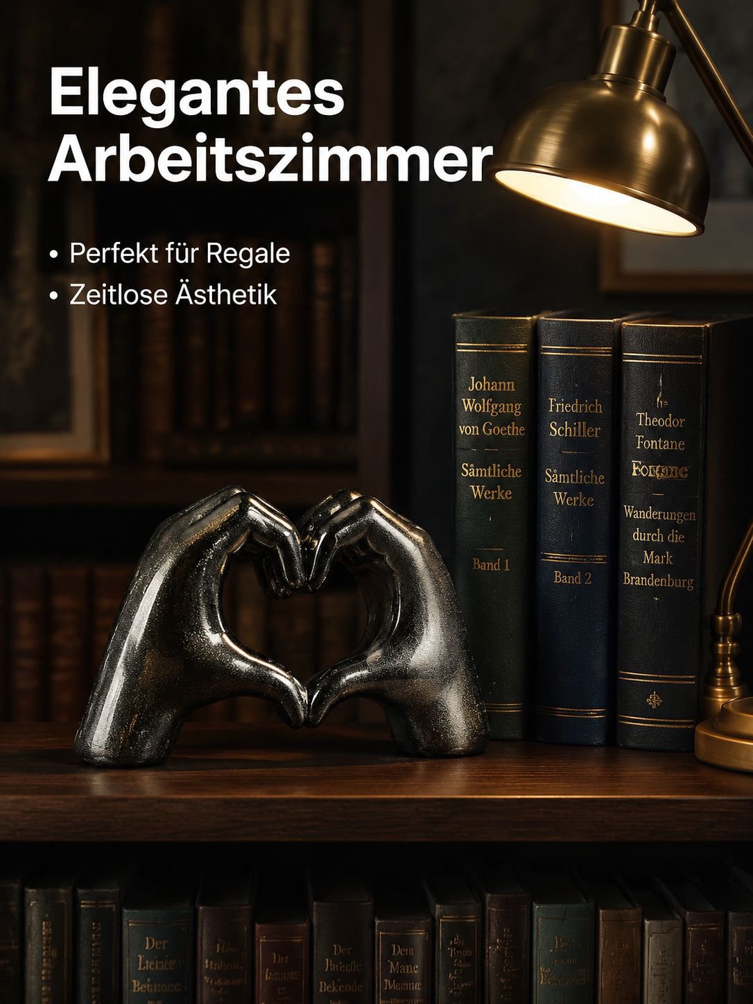 Desktop-Dekoration Liebesgesten Harzfigur