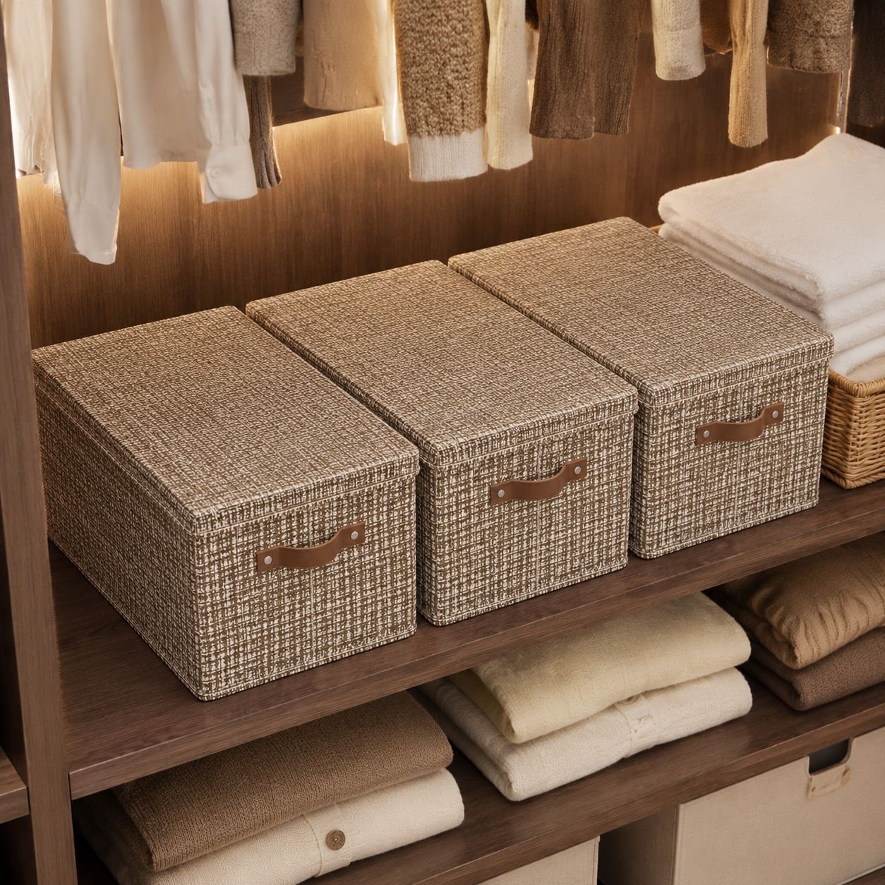 Easy-to-carry foldable storage box