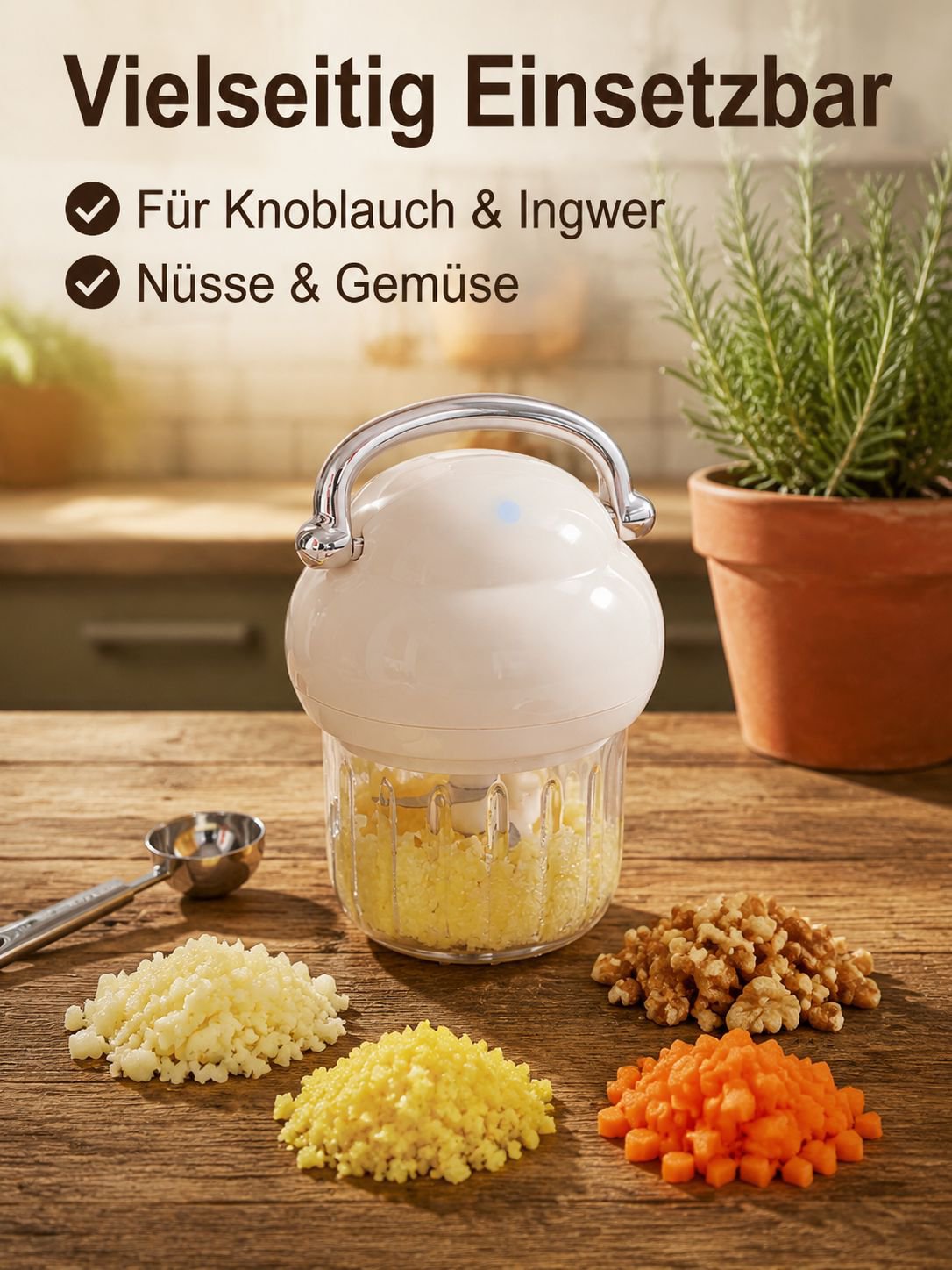 Multifunktionaler Knoblauchpresse für die Küche