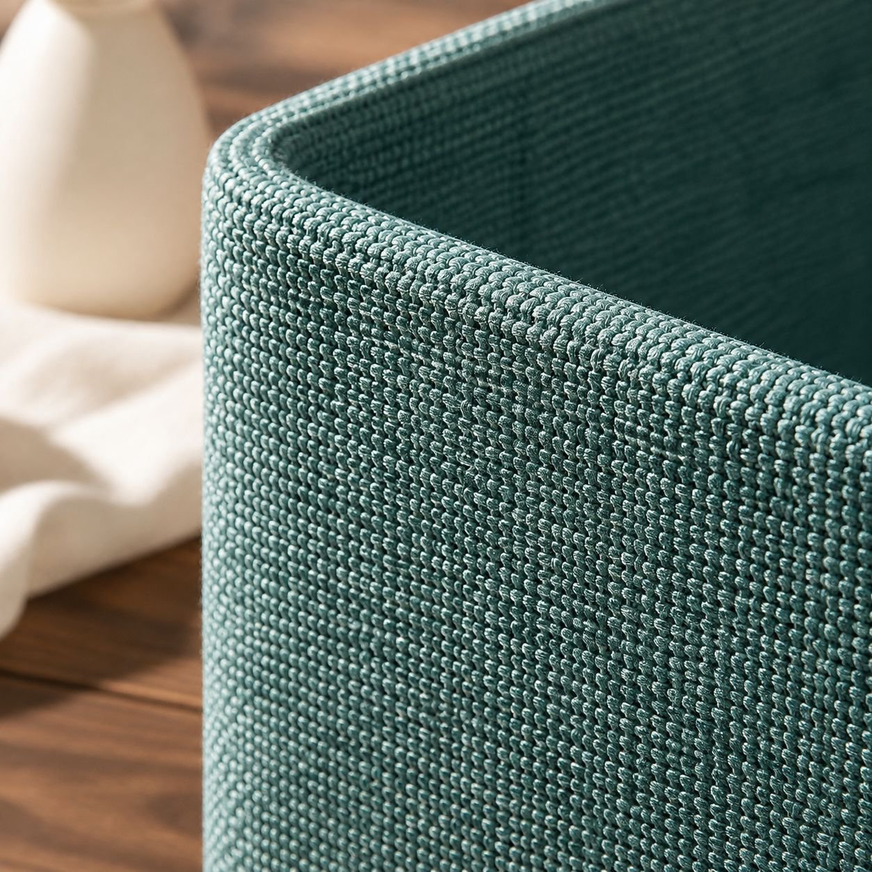 Cesta grande de tela gruesa para almacenamiento