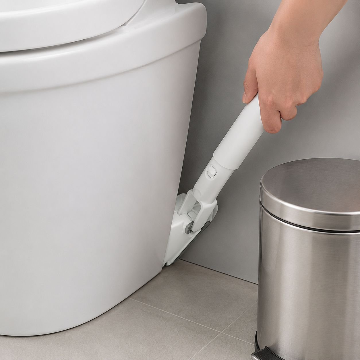 Household Washable Secondary Lengthened Hands-Free Mop